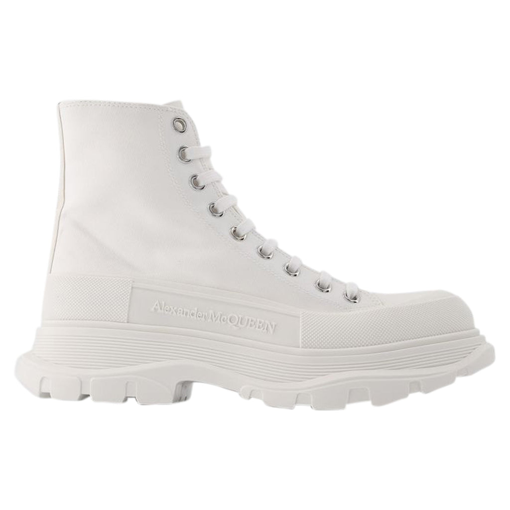 Tread Slick Sneakers - Alexander Mcqueen - White - Leather