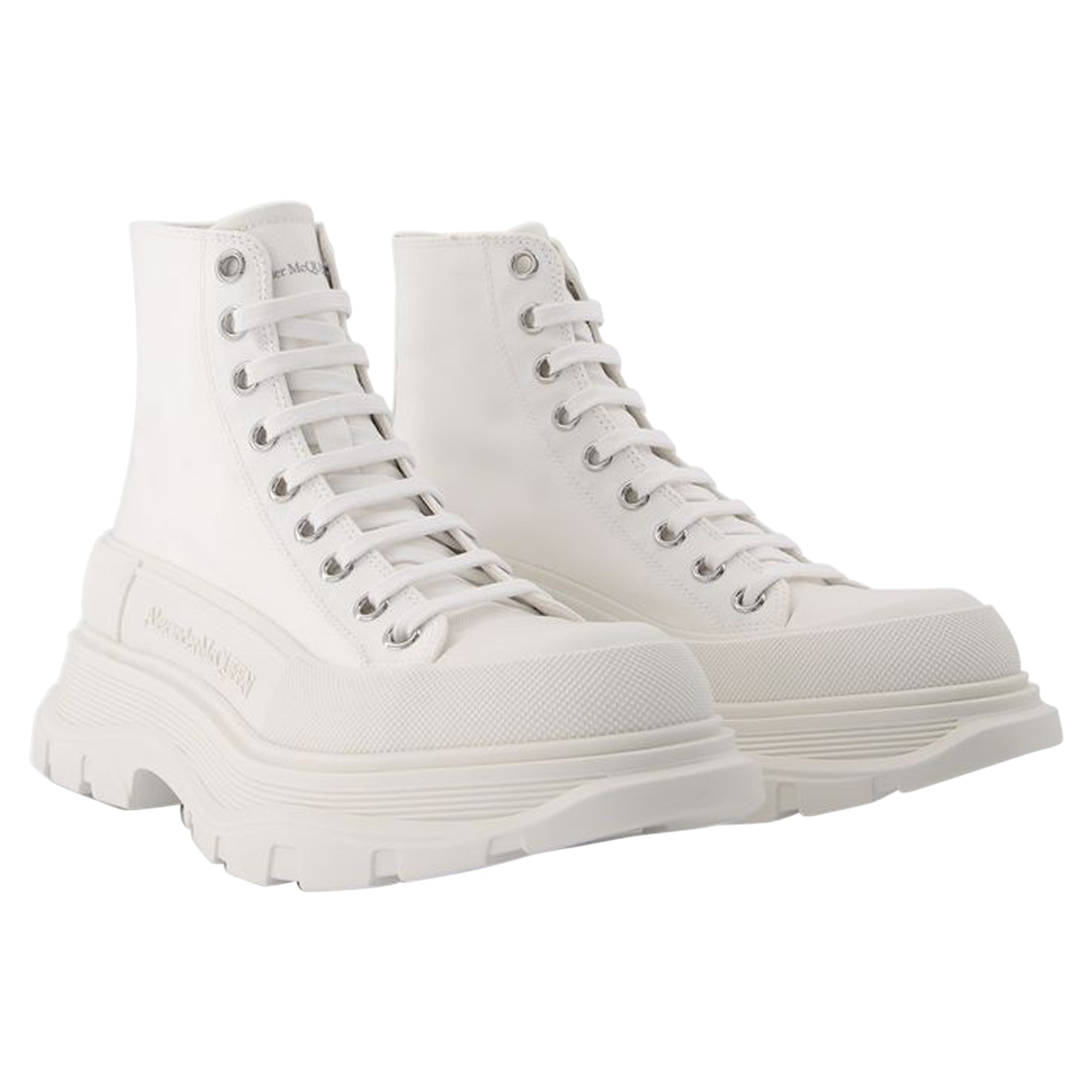Tread Slick Sneakers - Alexander Mcqueen - White - Leather