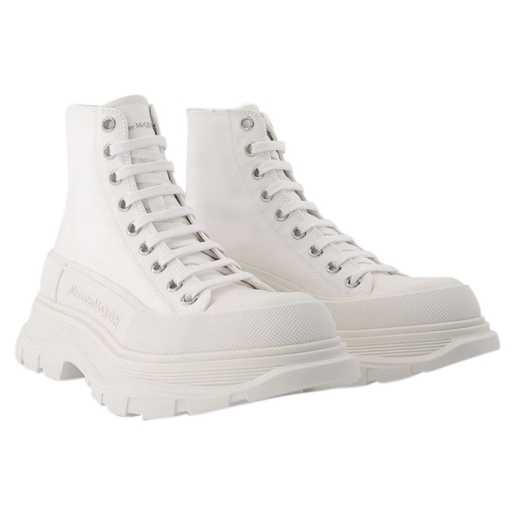 Tread Slick Sneakers - Alexander Mcqueen - White - Leather