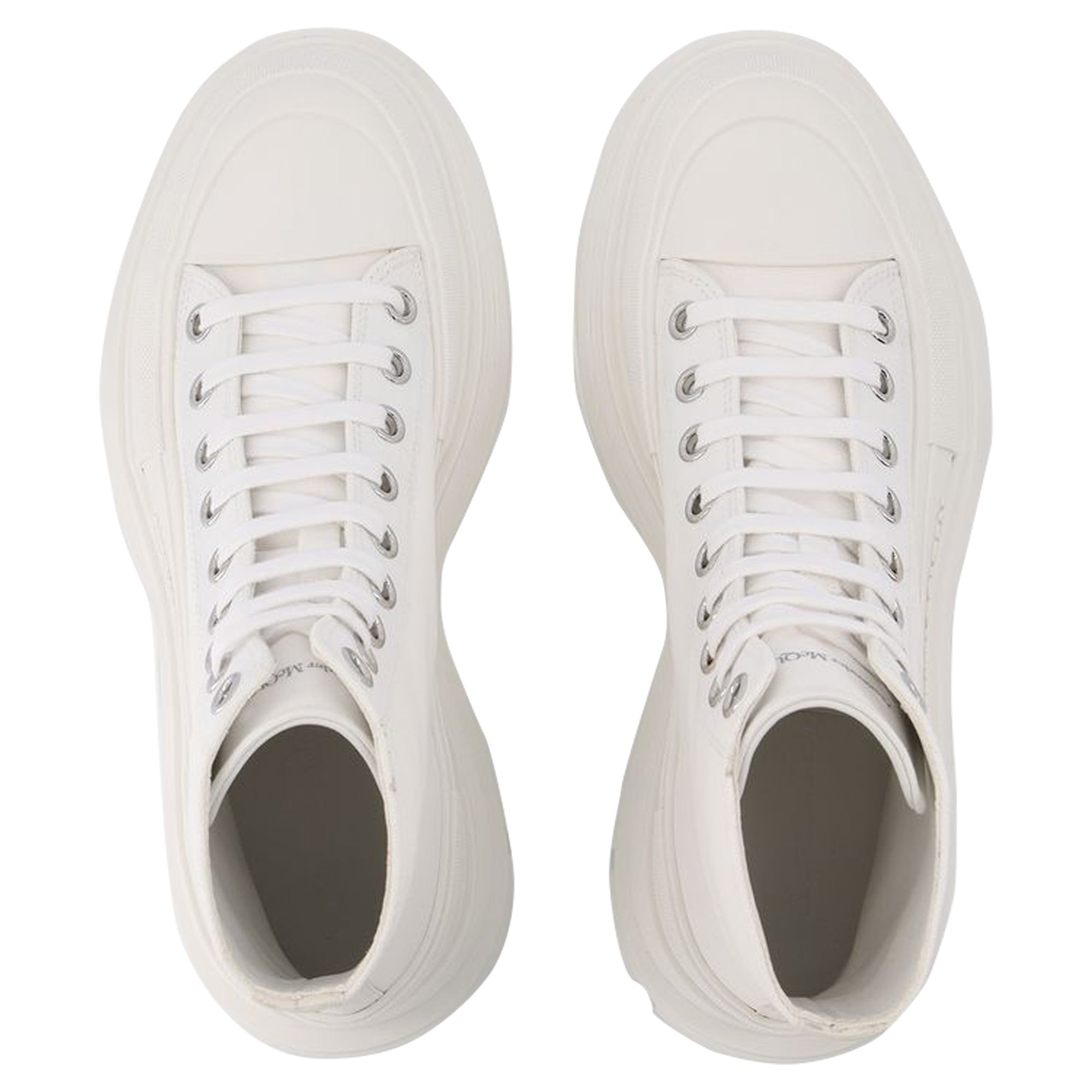 Women's Tread Slick Sneakers - Alexander Mcqueen - White - Leather
