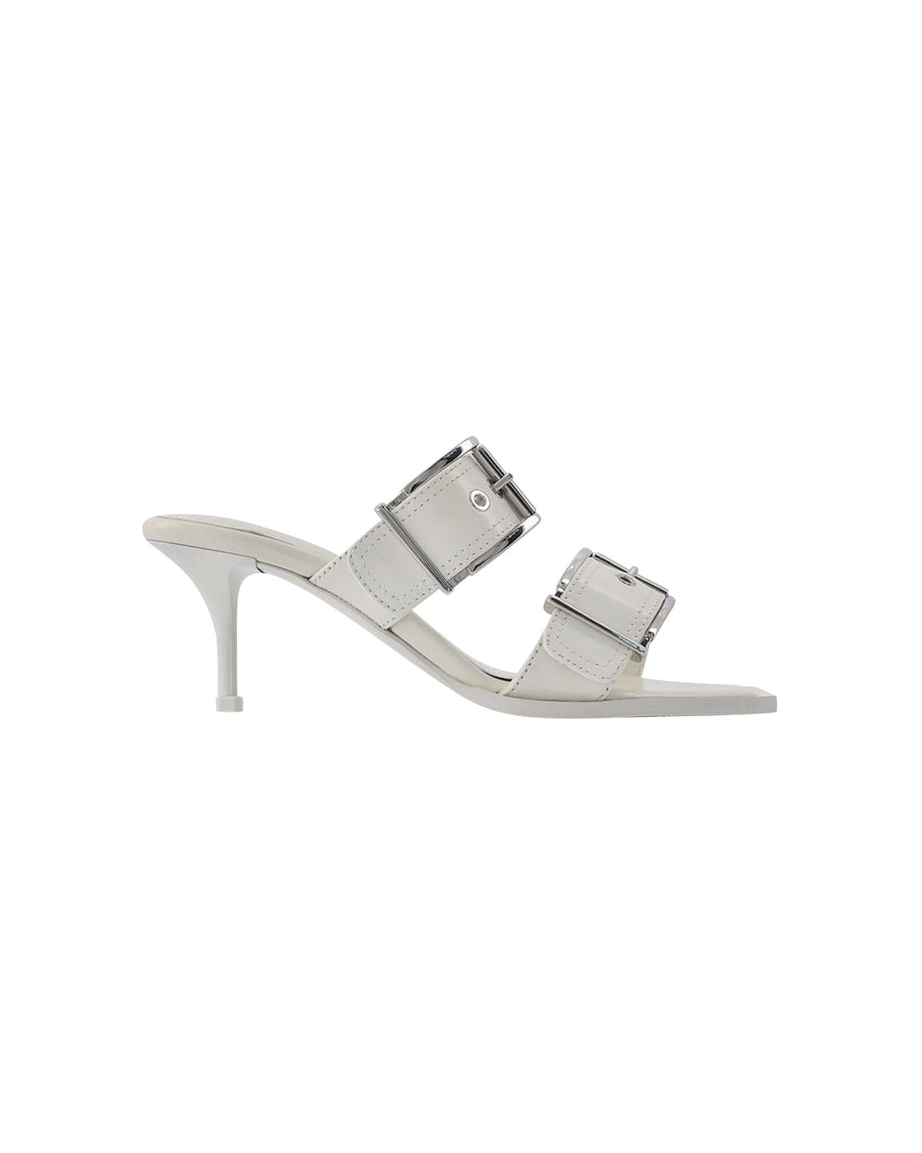 Sandals - Alexander Mcqueen - Ivory/Silver - Leather