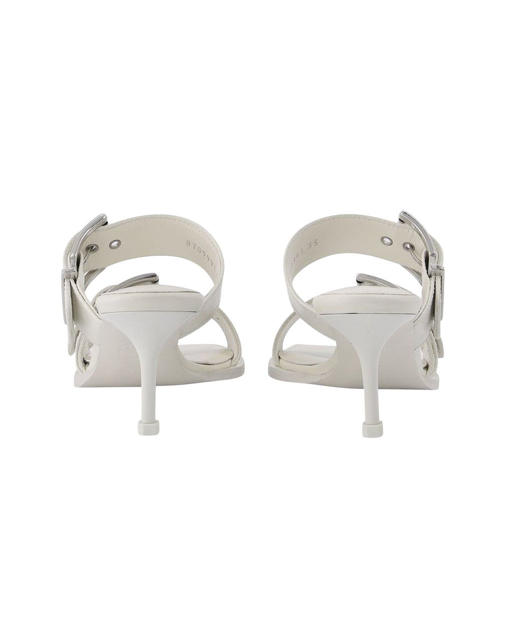 Sandals - Alexander Mcqueen - Ivory/Silver - Leather
