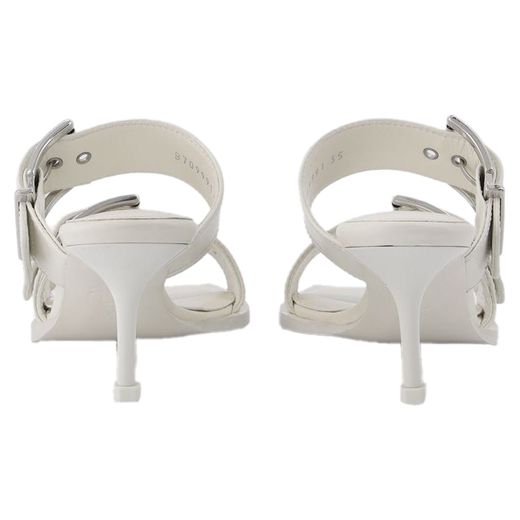 Sandals - Alexander Mcqueen - Ivory/Silver - Leather