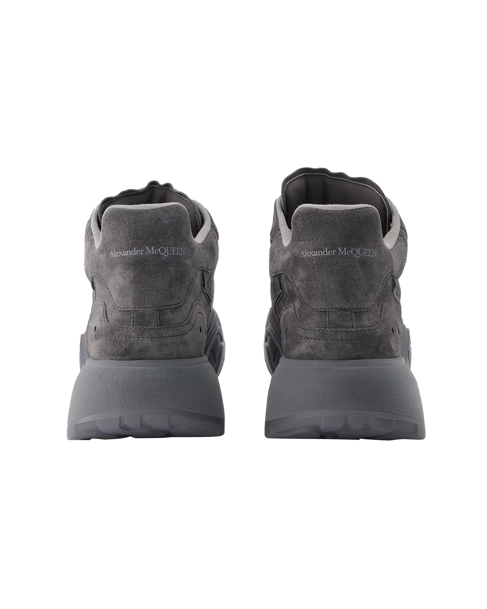 Sneaker High in Grey Leather