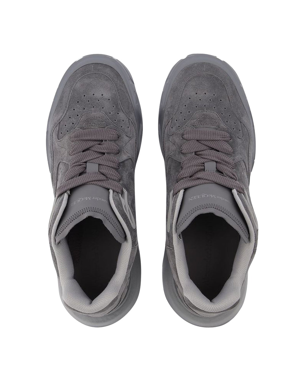 Sneaker High in Grey Leather