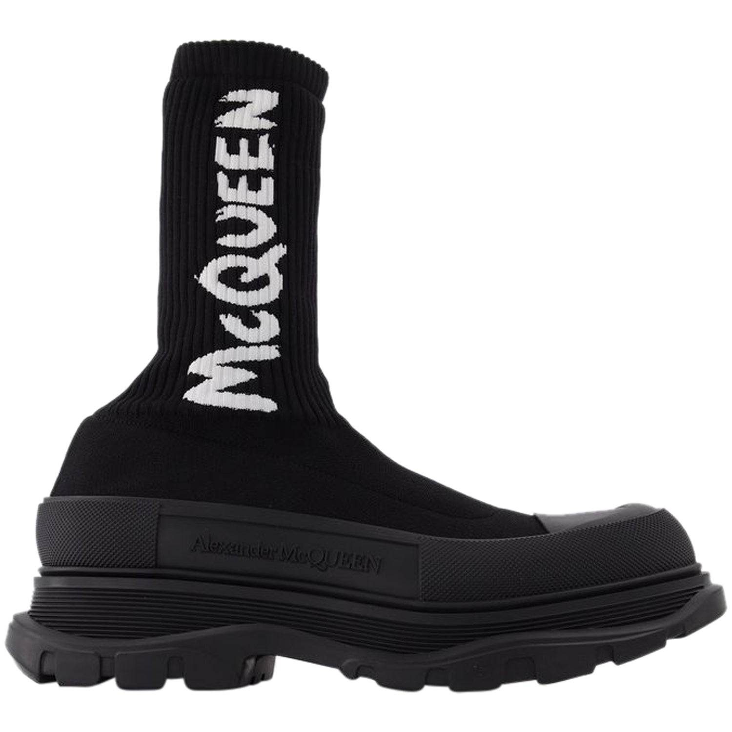 Men's Sock Boots in Black