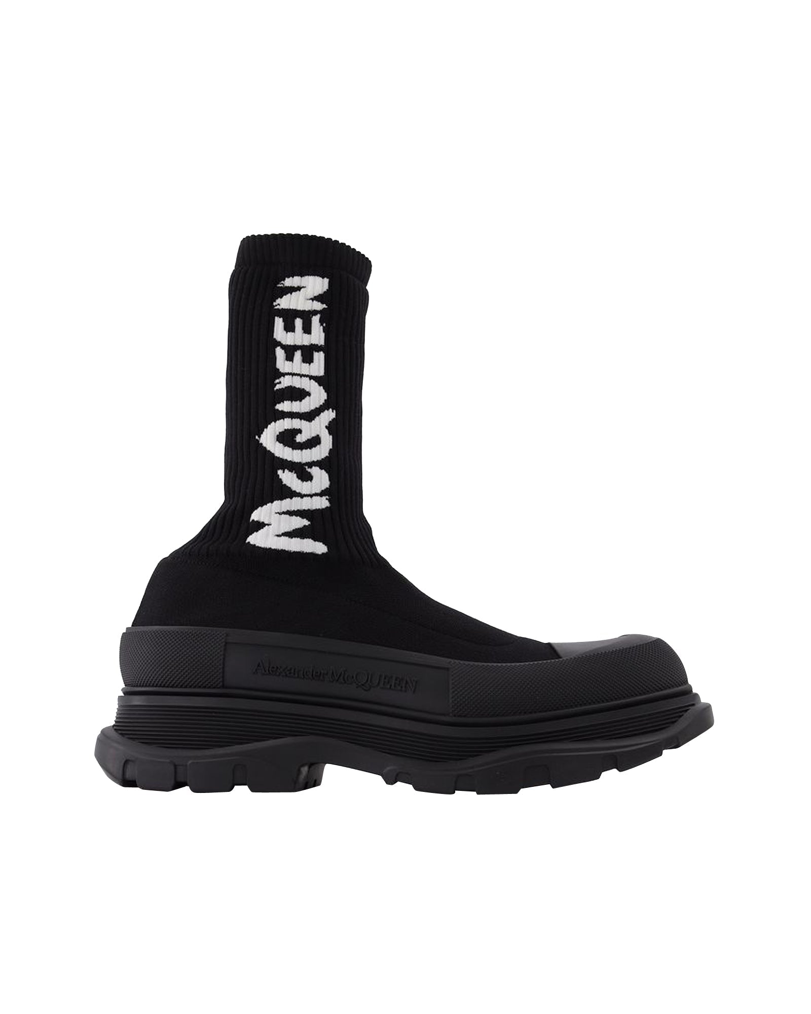 Men's Sock Boots in Black