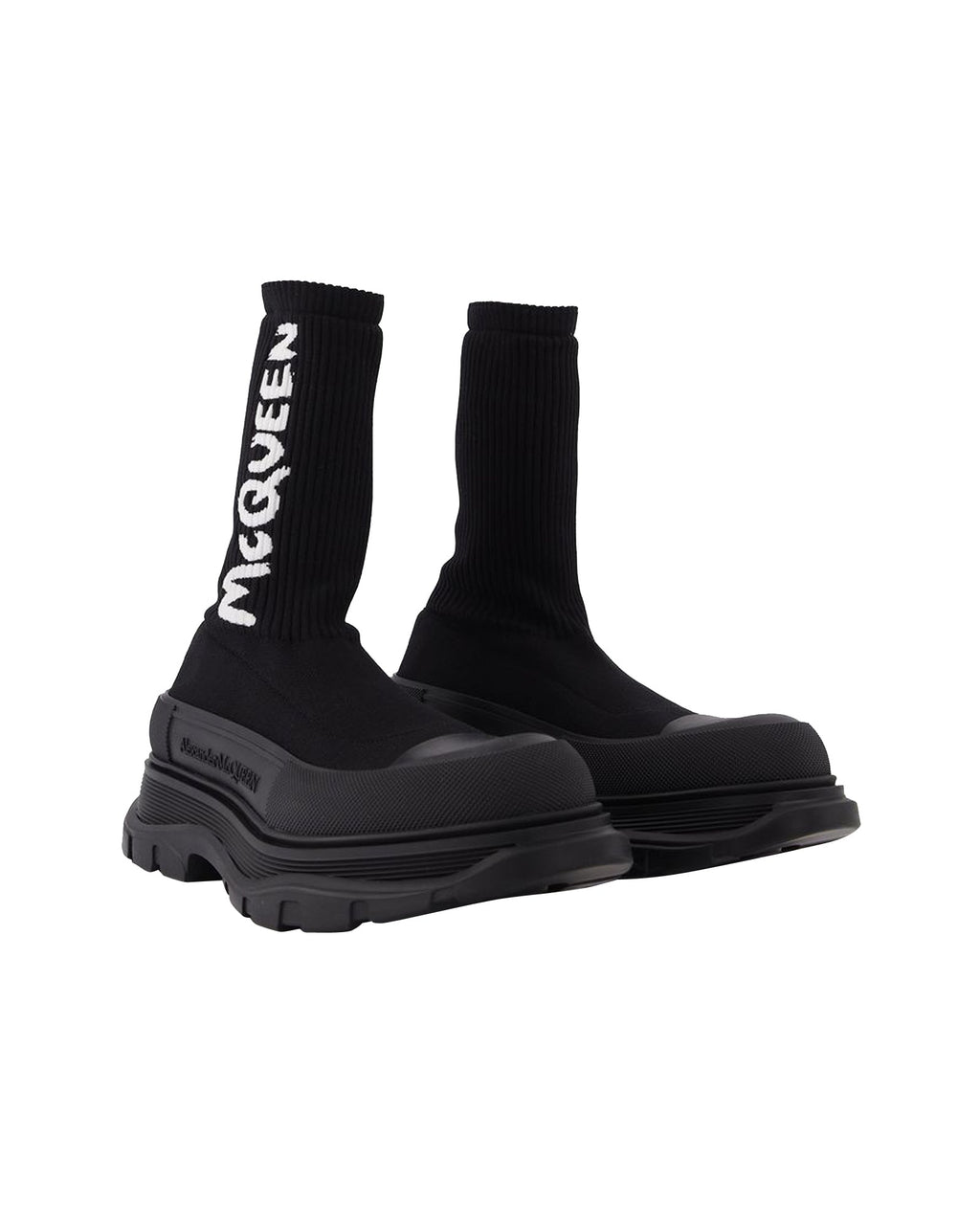 Men's Sock Boots in Black
