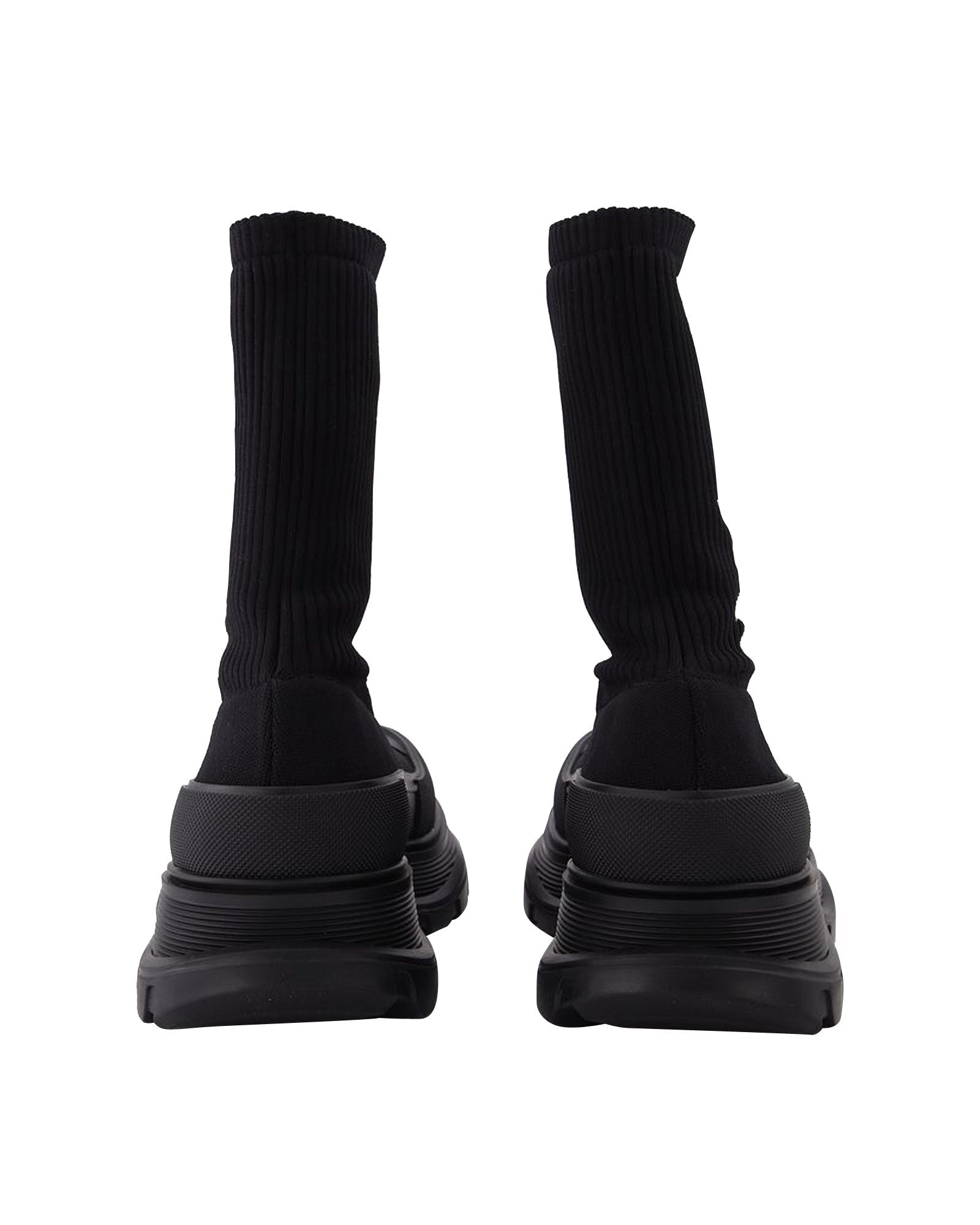 Men's Sock Boots in Black