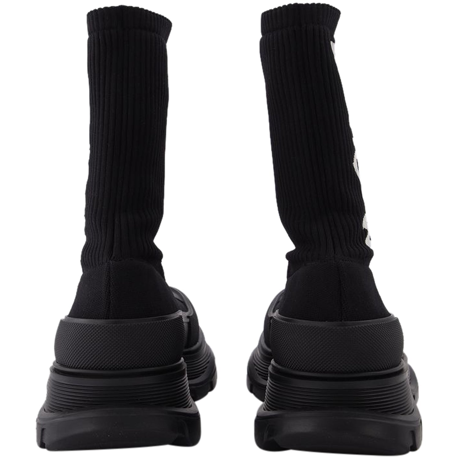 Men's Sock Boots in Black