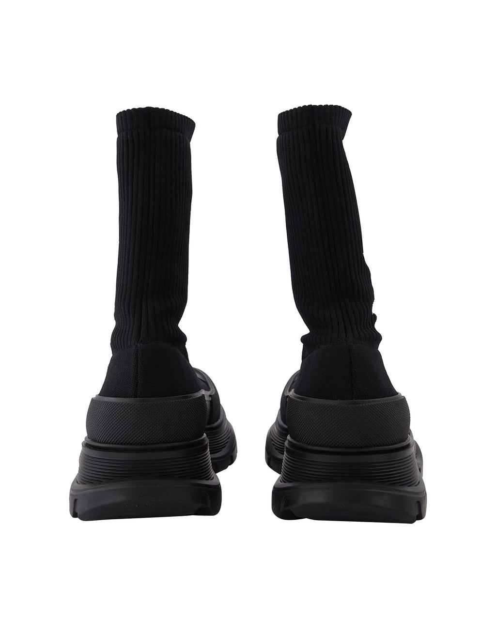 Men's Sock Boots in Black