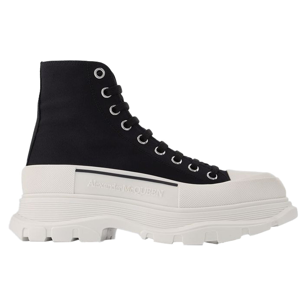 Tread Slick Sneakers - Alexander Mcqueen - Black/White - Canva