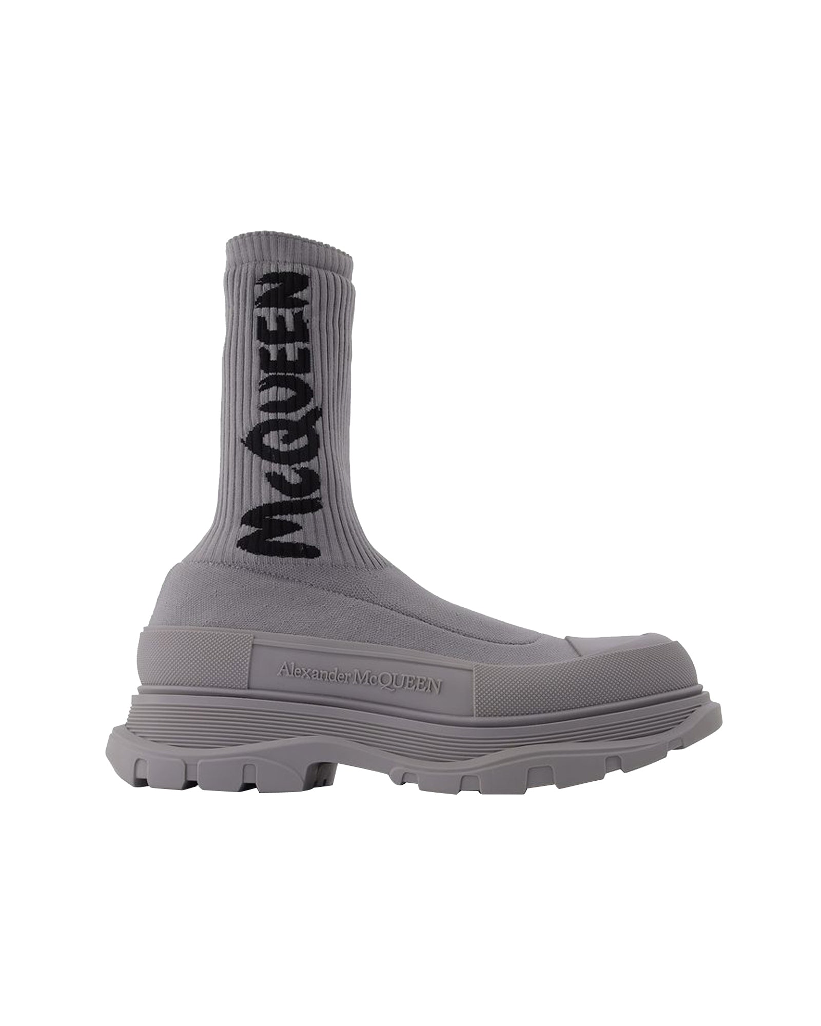 Men's Sock Boots in Grey