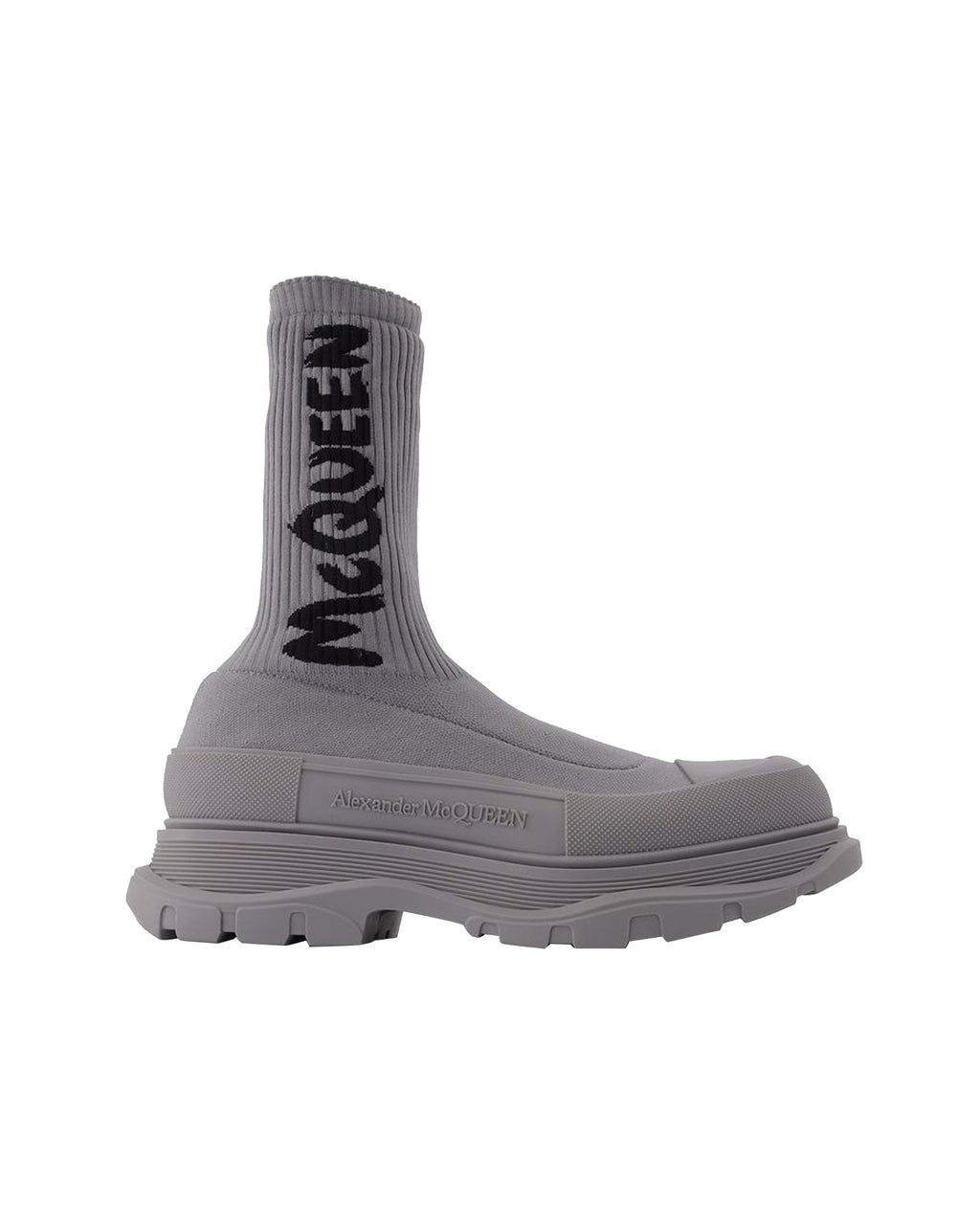Men's Sock Boots in Grey