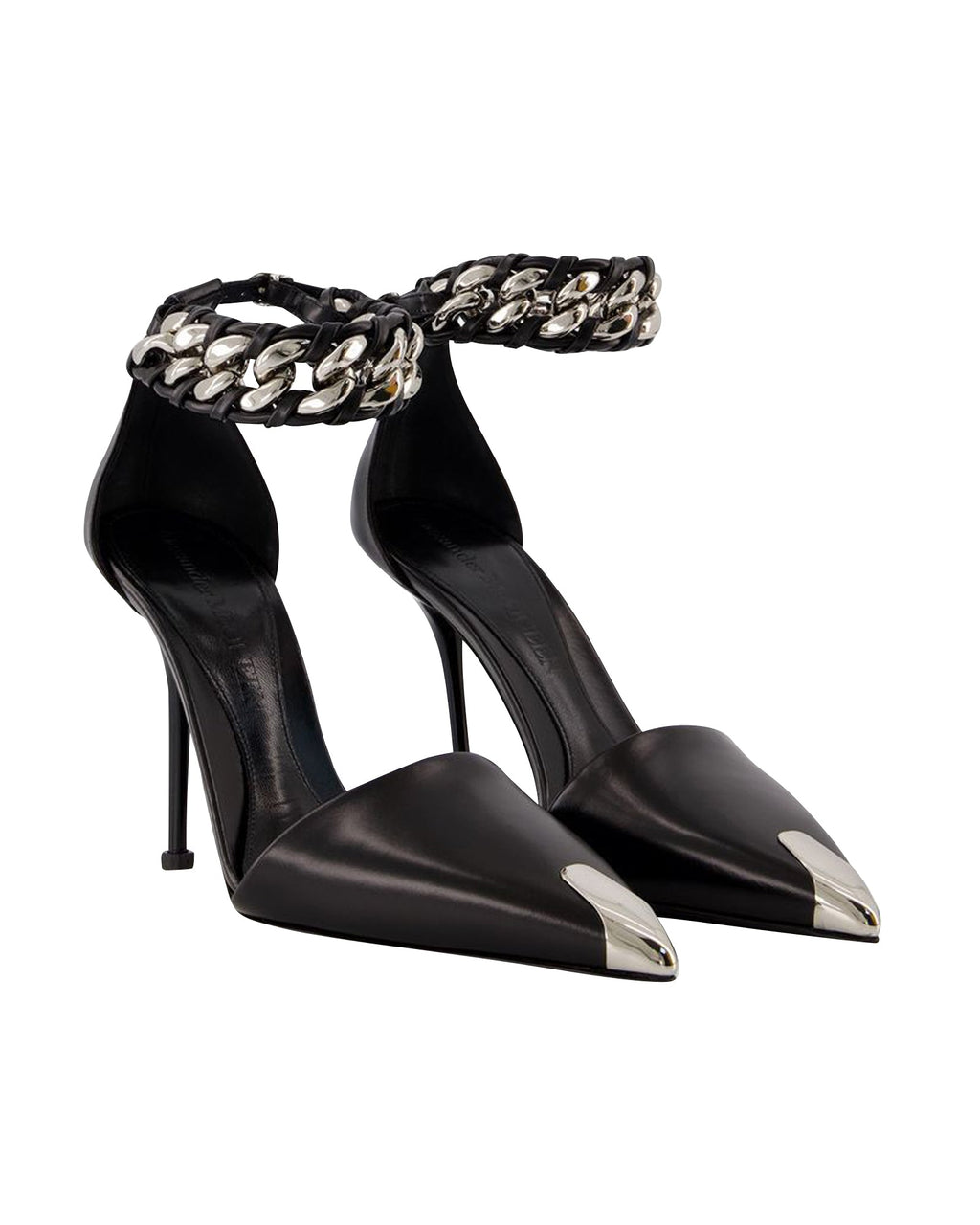 Punk Pumps - Alexander Mcqueen - Leather - Black/Silver