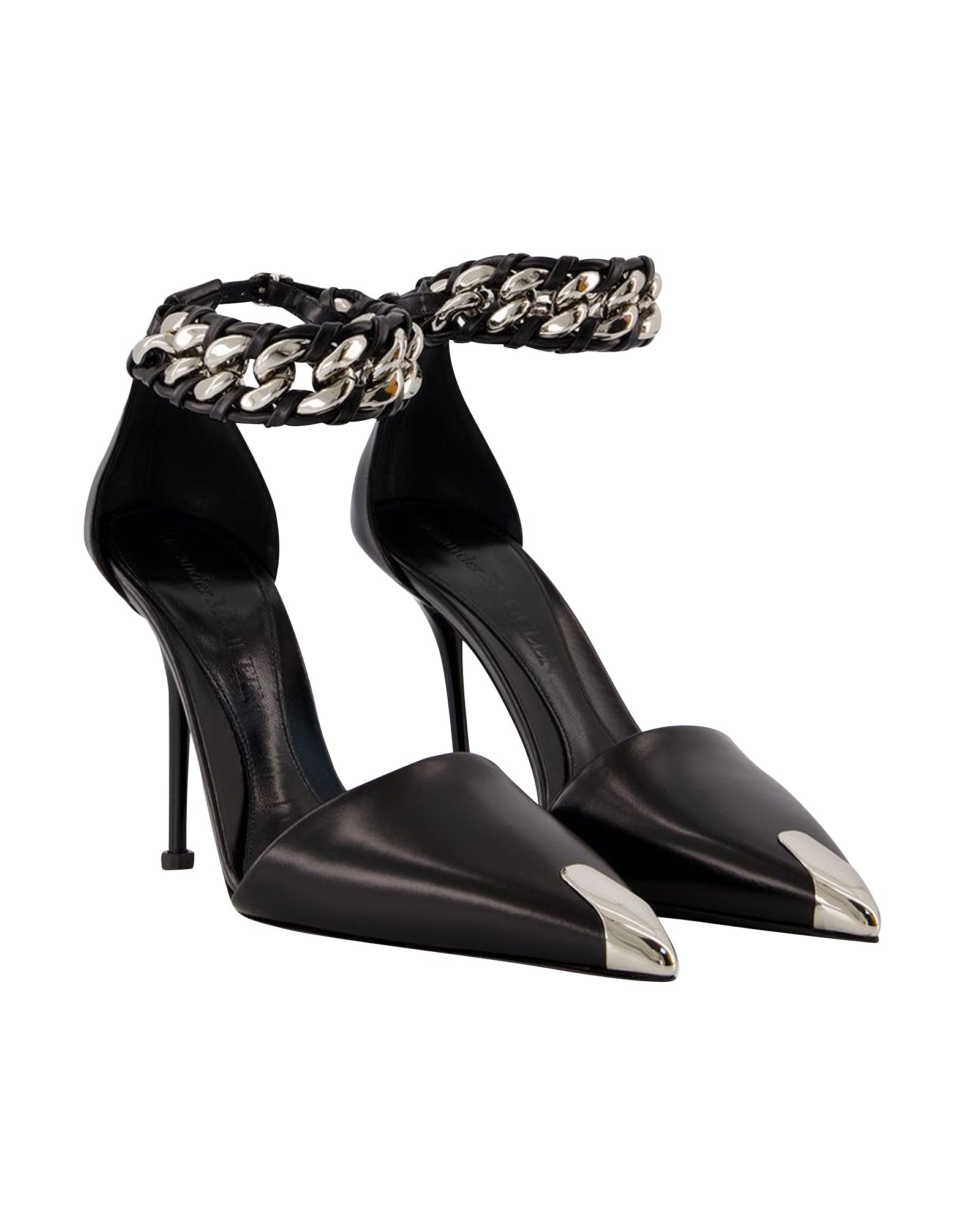 Punk Pumps - Alexander Mcqueen - Leather - Black/Silver
