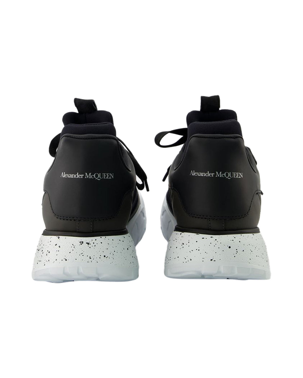 Court Sneakers - Alexander Mcqueen - Black/White - Leather