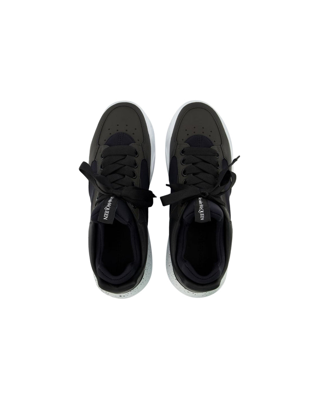 Court Sneakers - Alexander Mcqueen - Black/White - Leather