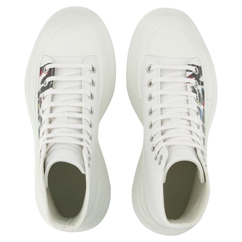 Tread Slick Sneakers - Alexander Mcqueen - White - Canvas