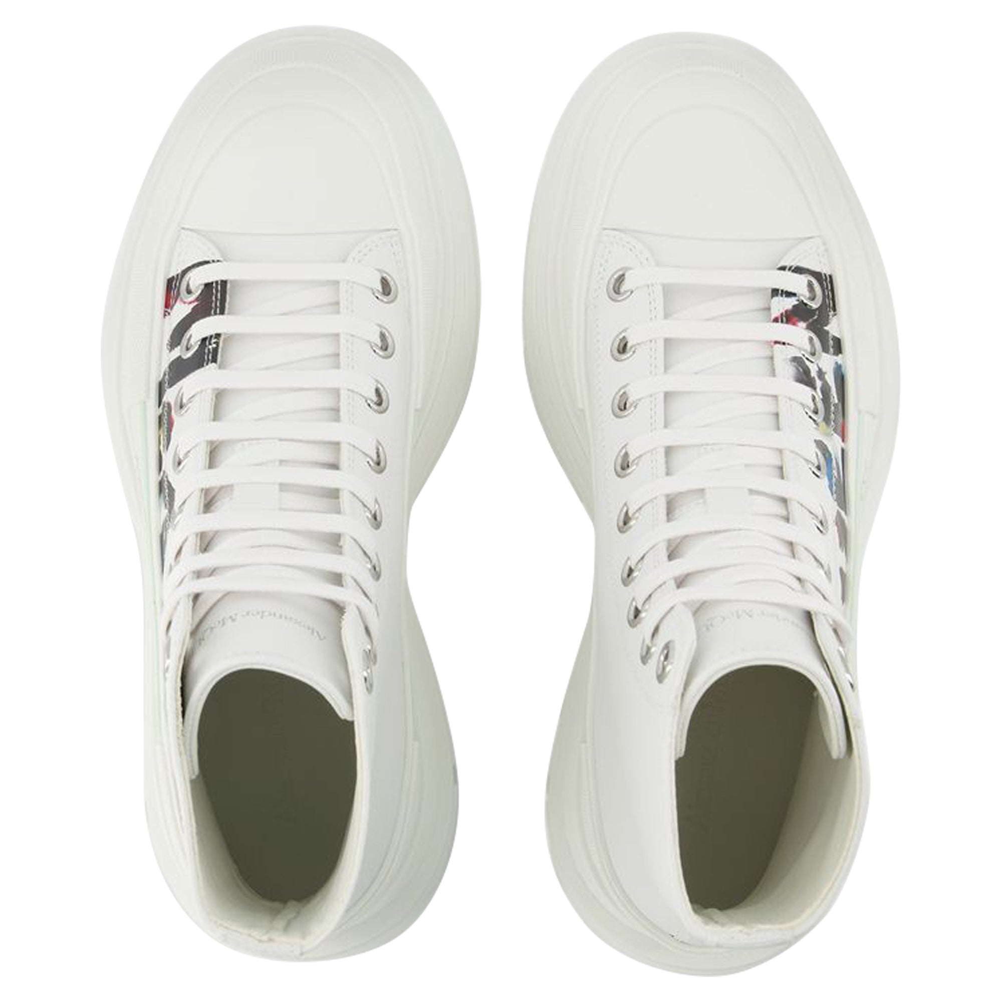 Tread Slick Sneakers - Alexander Mcqueen - White - Canvas