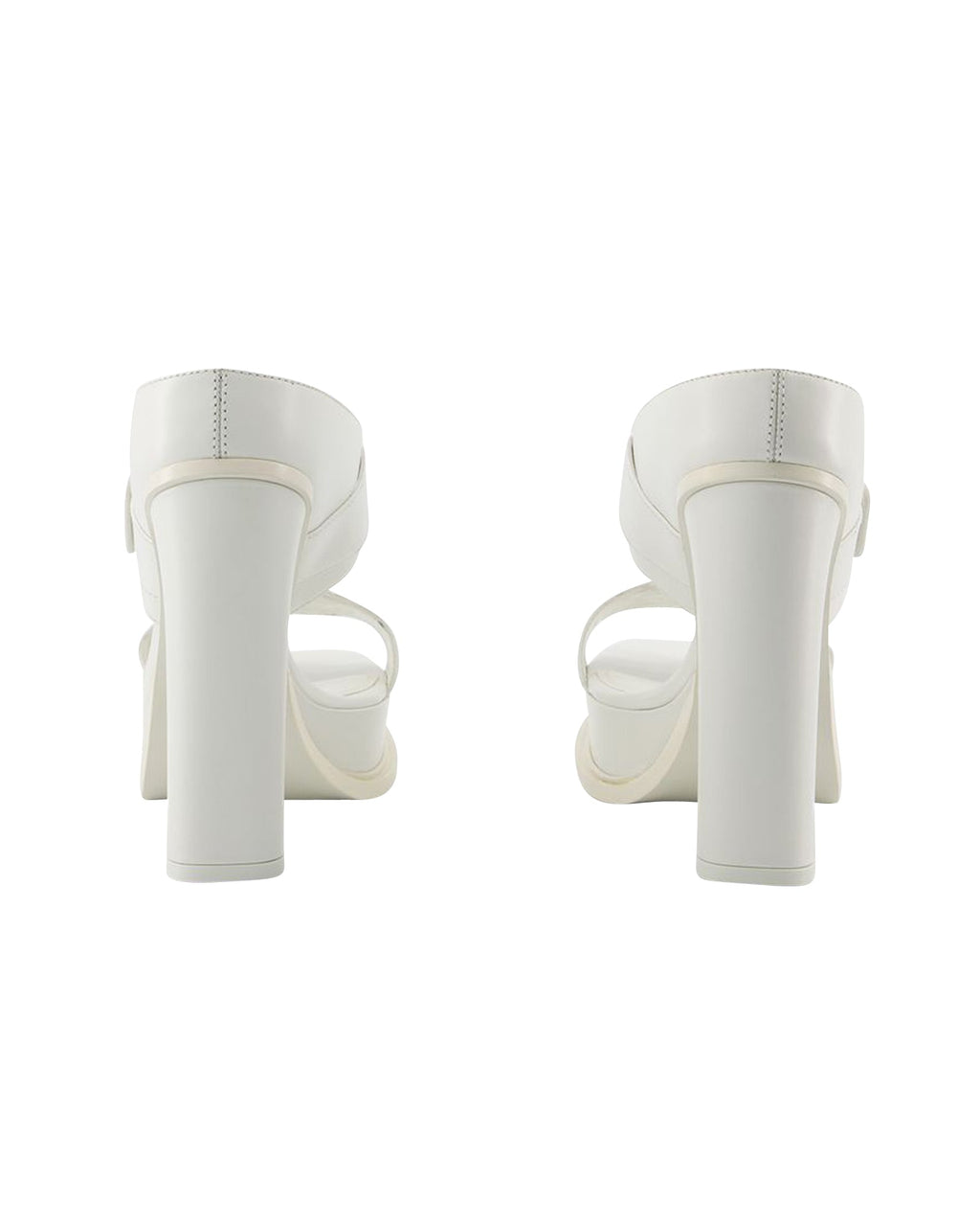 Leath S.Leath Sandales - Alexander Mcqueen - Leather - Ivoire/Argenté