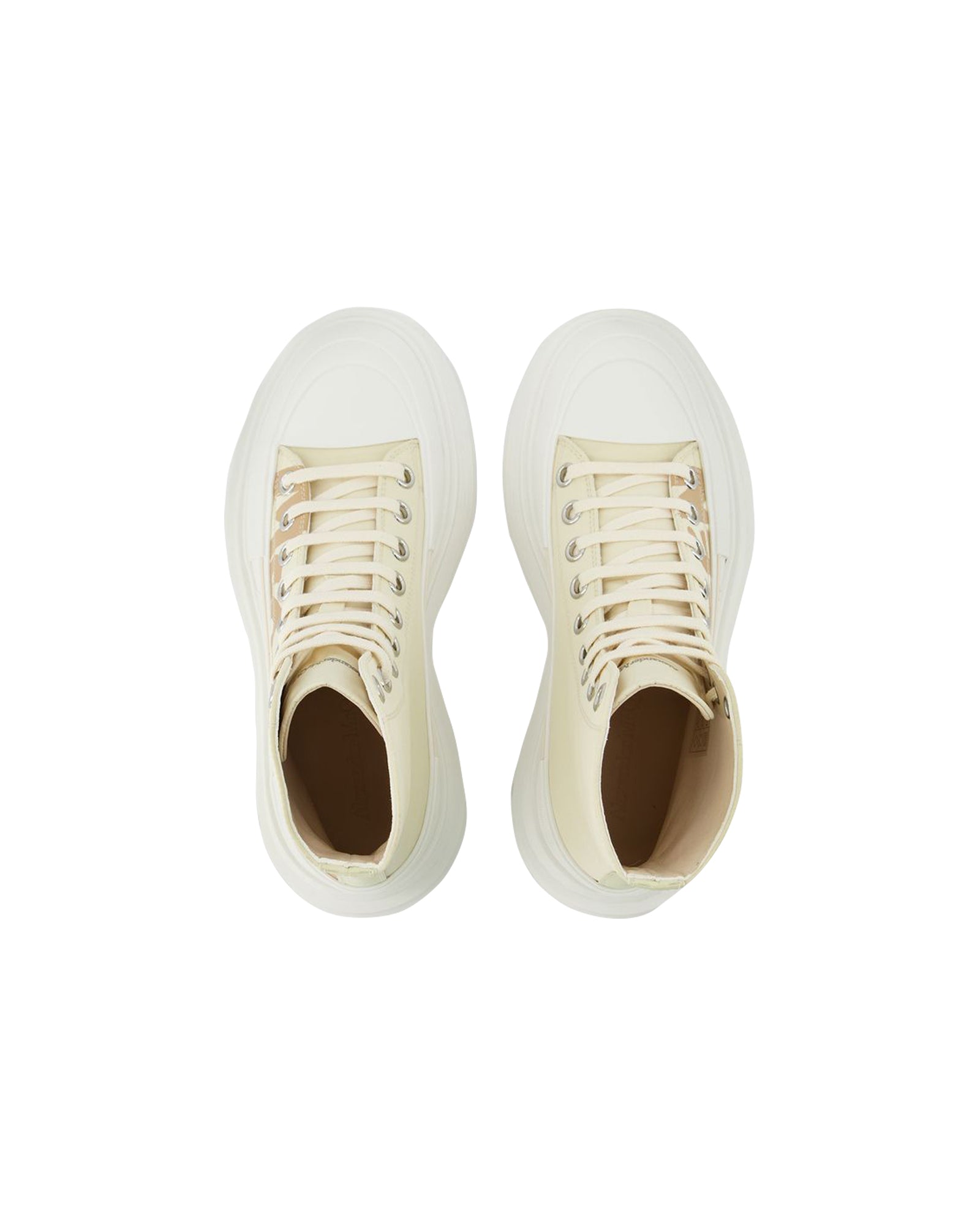 Tread Slick Sneakers - Alexander Mcqueen - Black/White - Leather