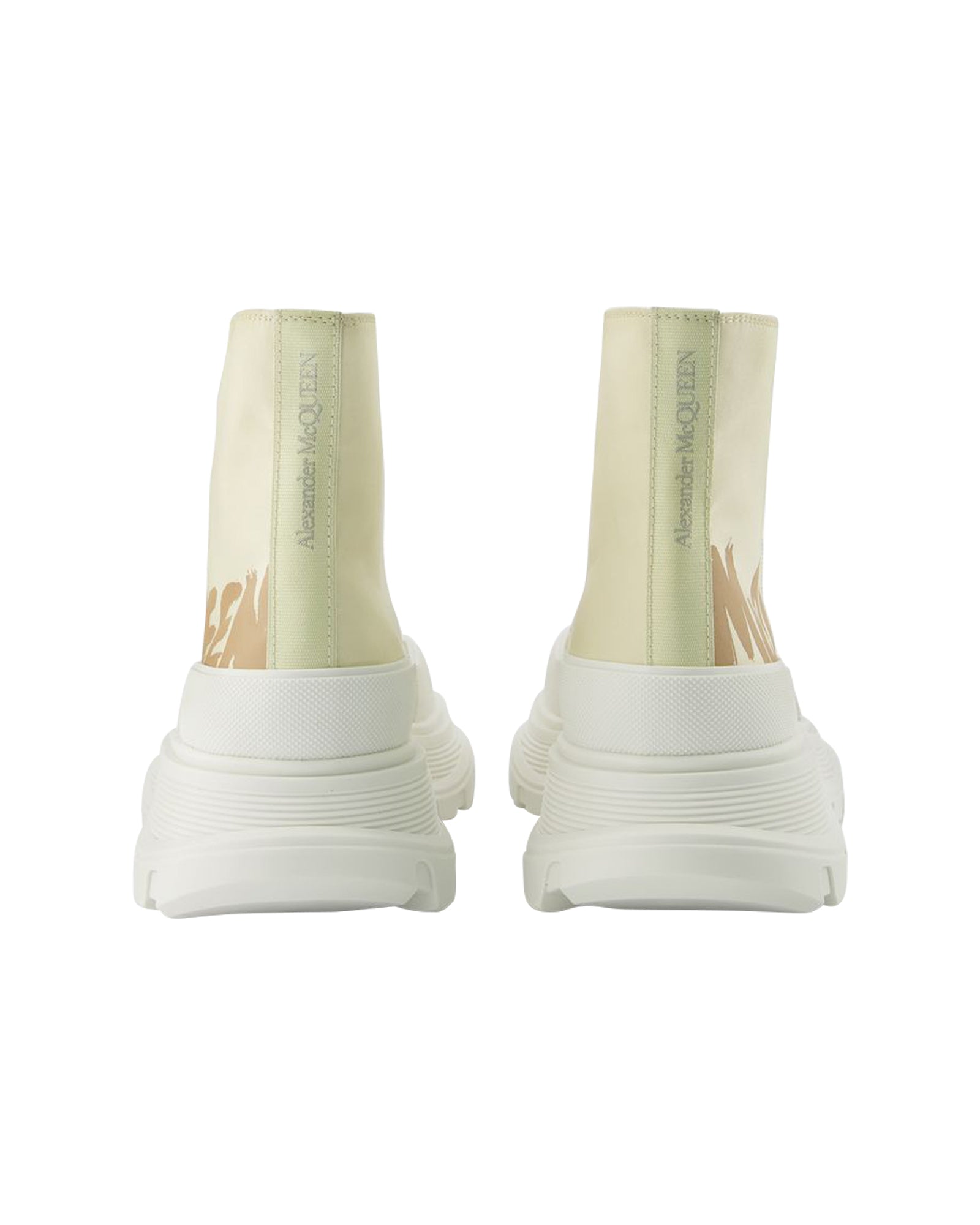 Tread Slick Sneakers - Alexander Mcqueen - Black/White - Leather