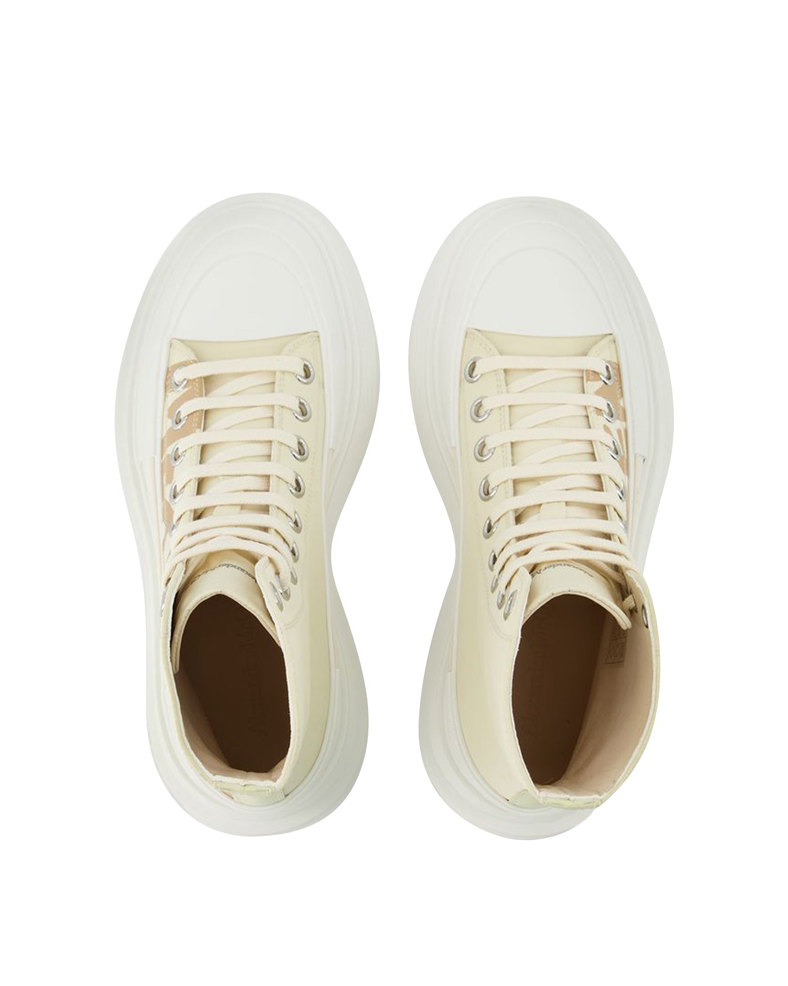 Tread Slick Sneakers - Alexander Mcqueen - Black/White - Leather