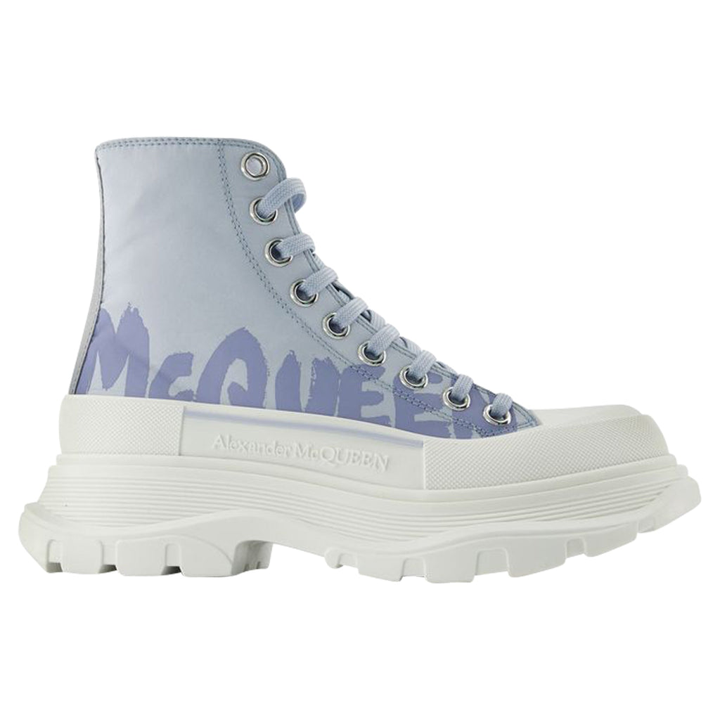 Tread Slick Sneakers - Alexander Mcqueen - Black/White - Leather