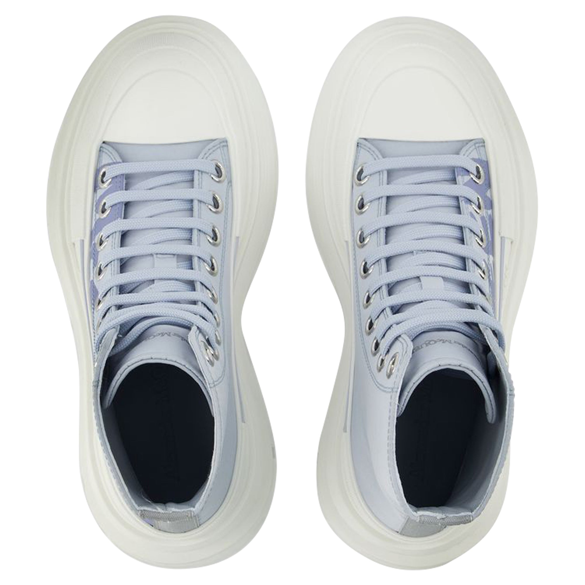 Tread Slick Sneakers - Alexander Mcqueen - Black/White - Leather