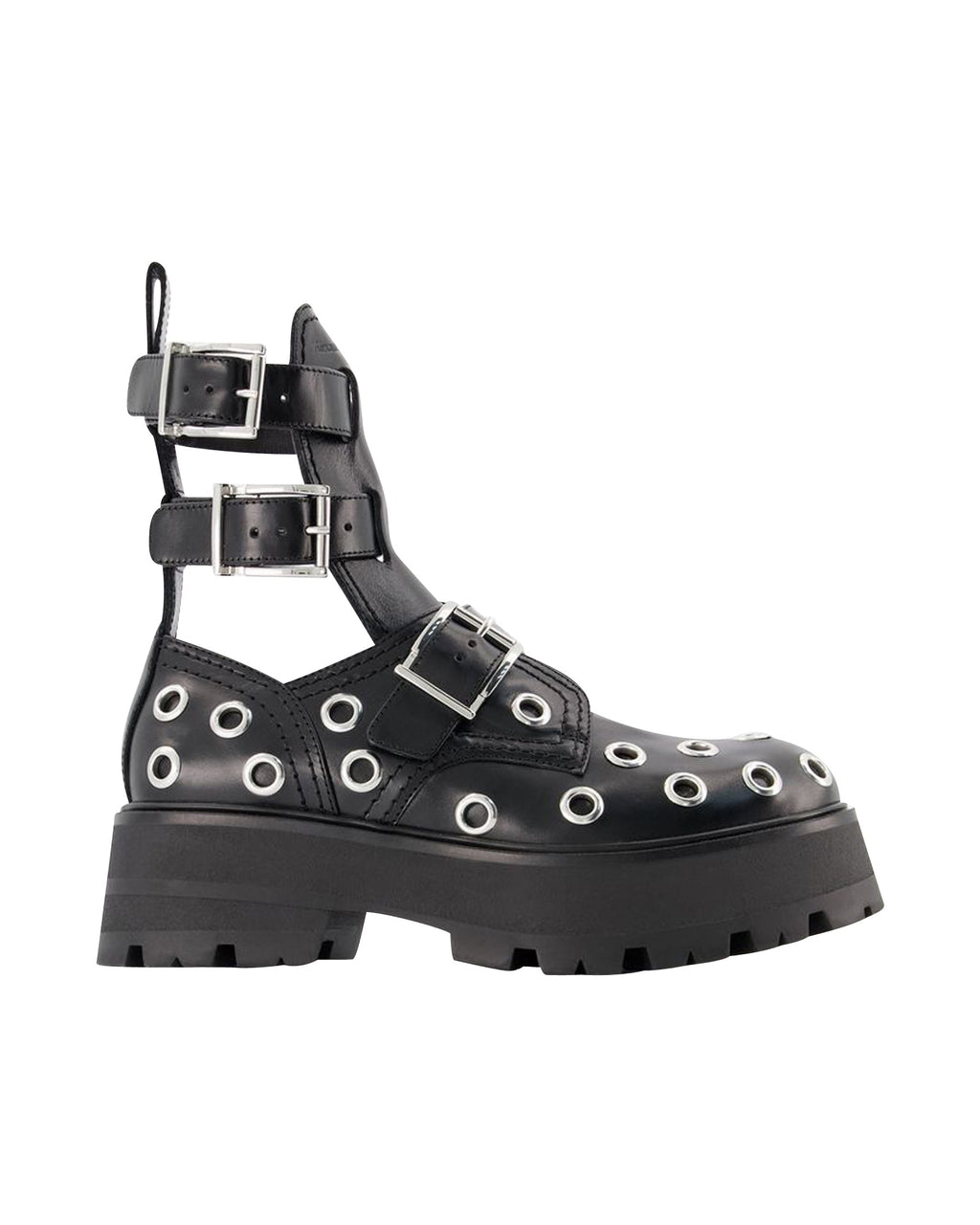 Ankle Boots - Alexander Mcqueen - Black/White - Leather