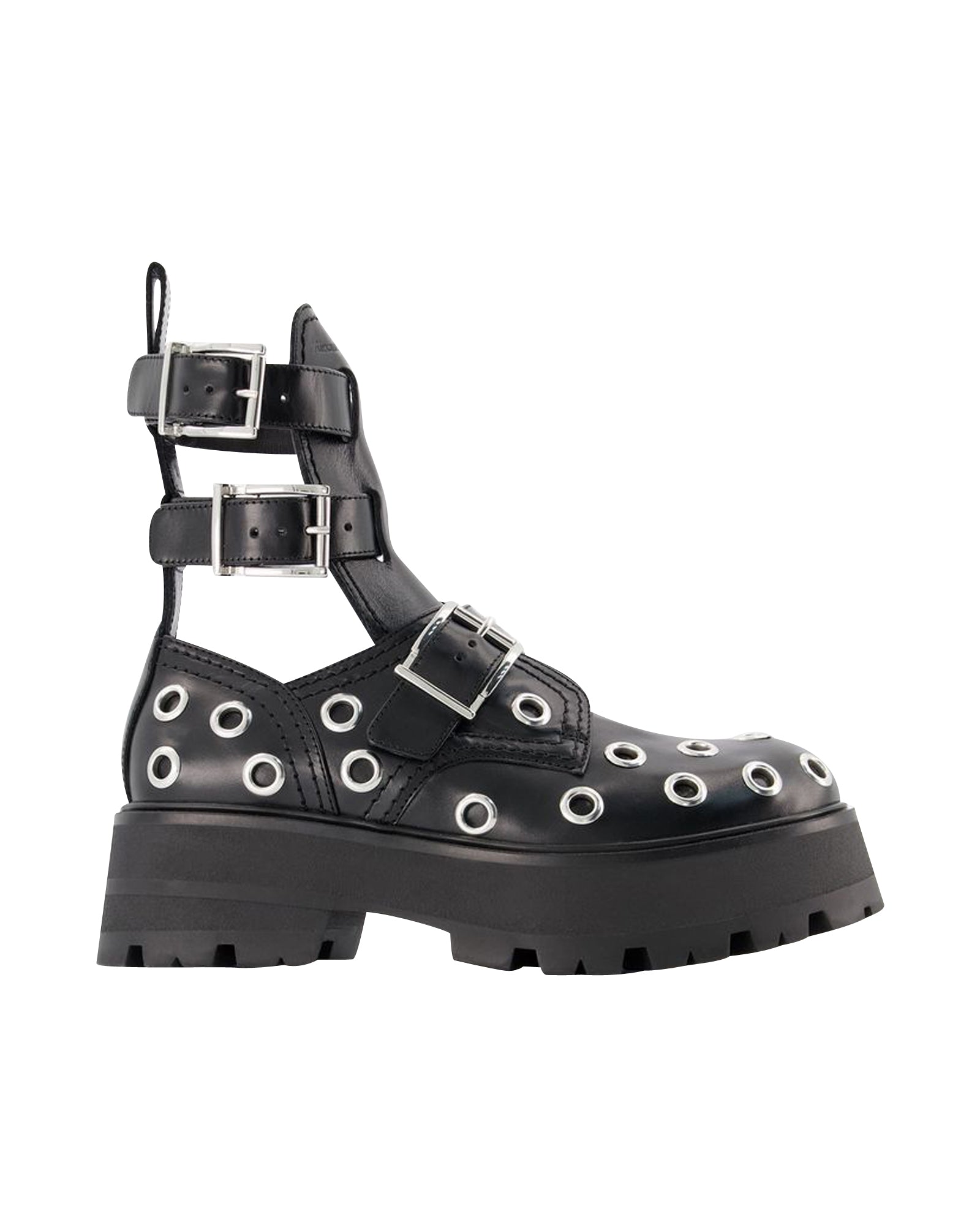 Ankle Boots - Alexander Mcqueen - Black/White - Leather