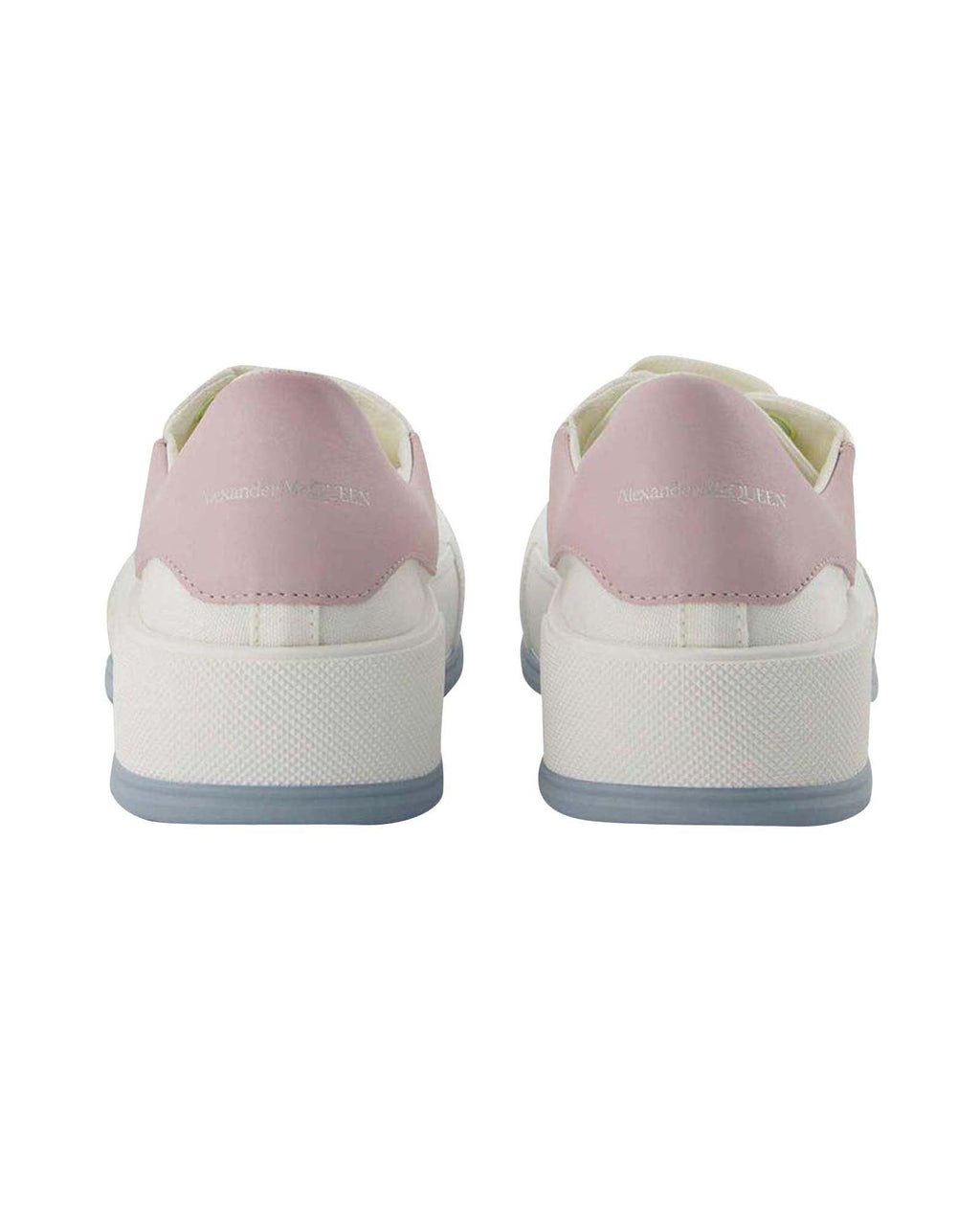 Oversized Sneakers - Alexander Mcqueen - White/Pink - Leather