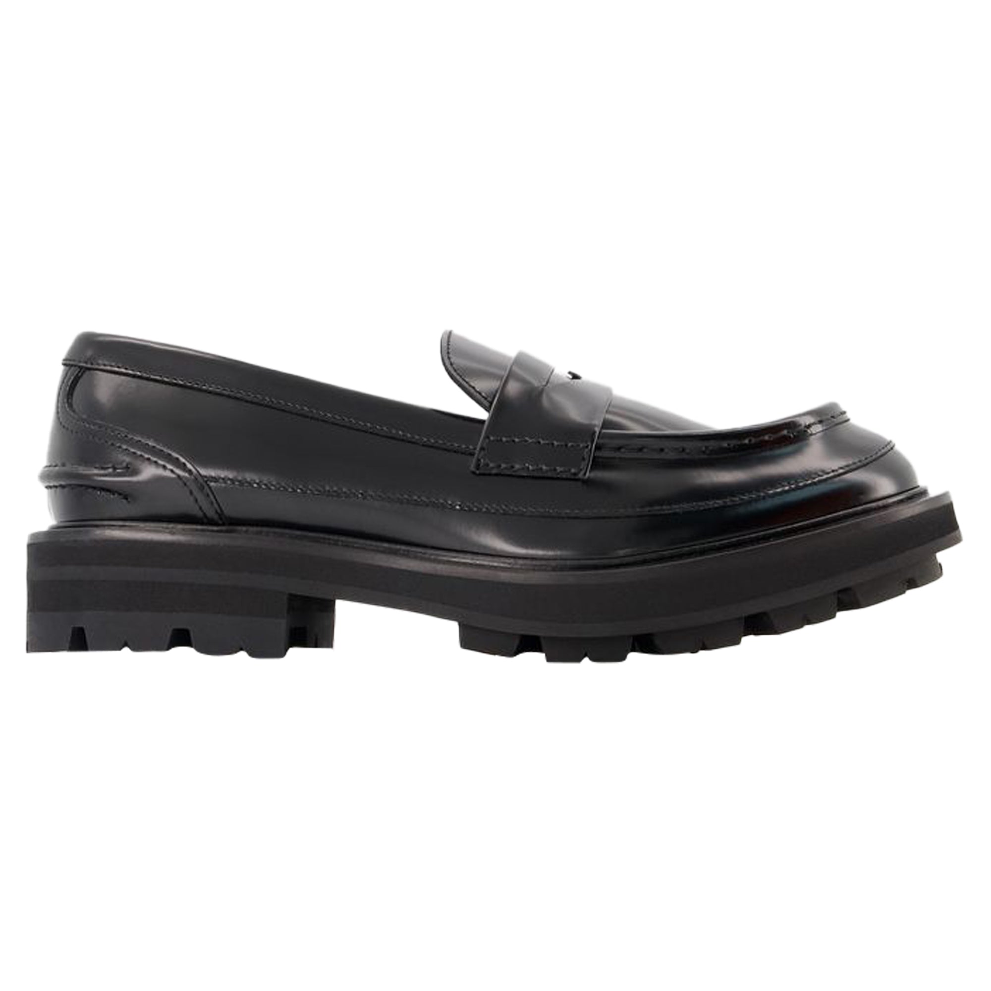 Loafers - Alexander Mcqueen - Black - Leather