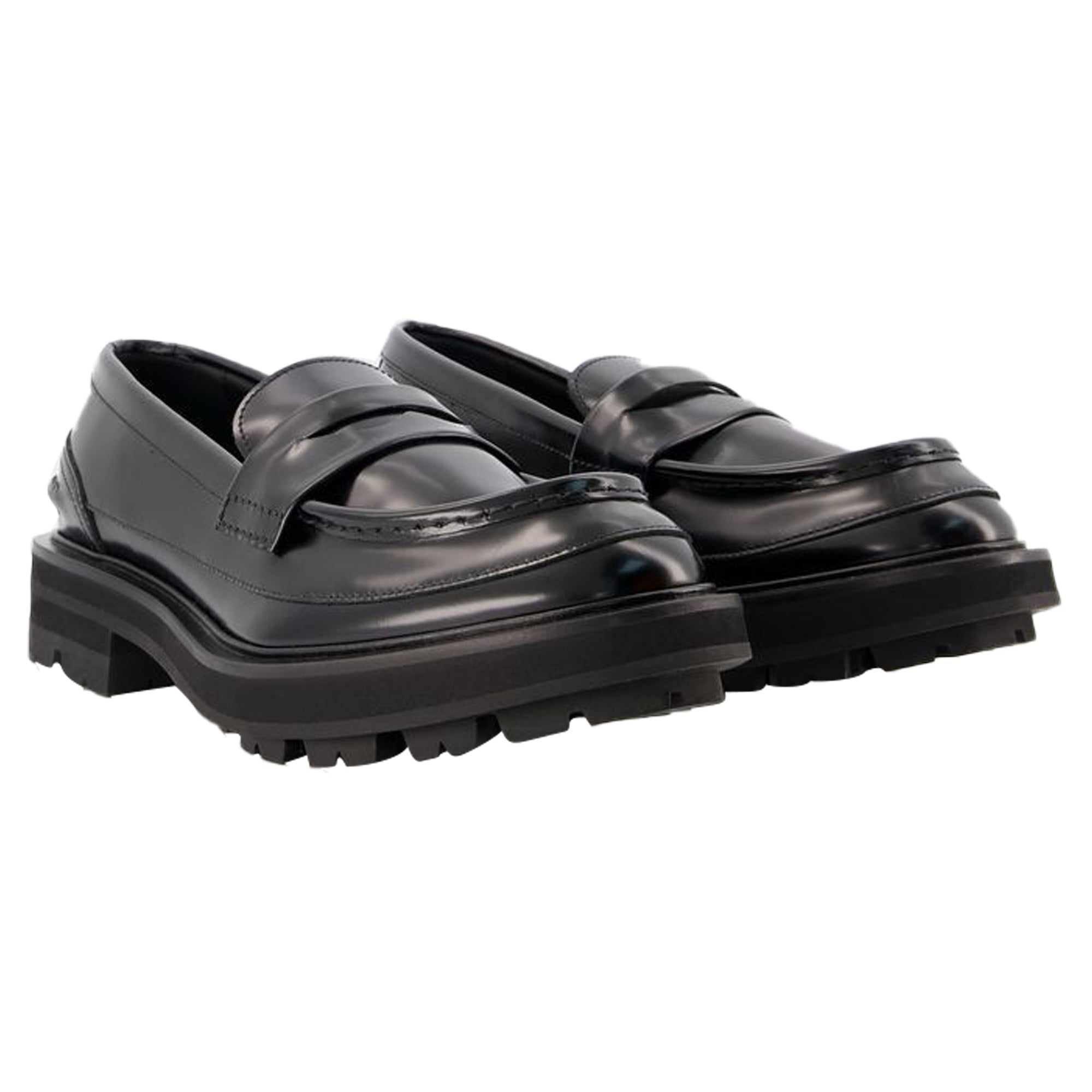 Loafers - Alexander Mcqueen - Black - Leather