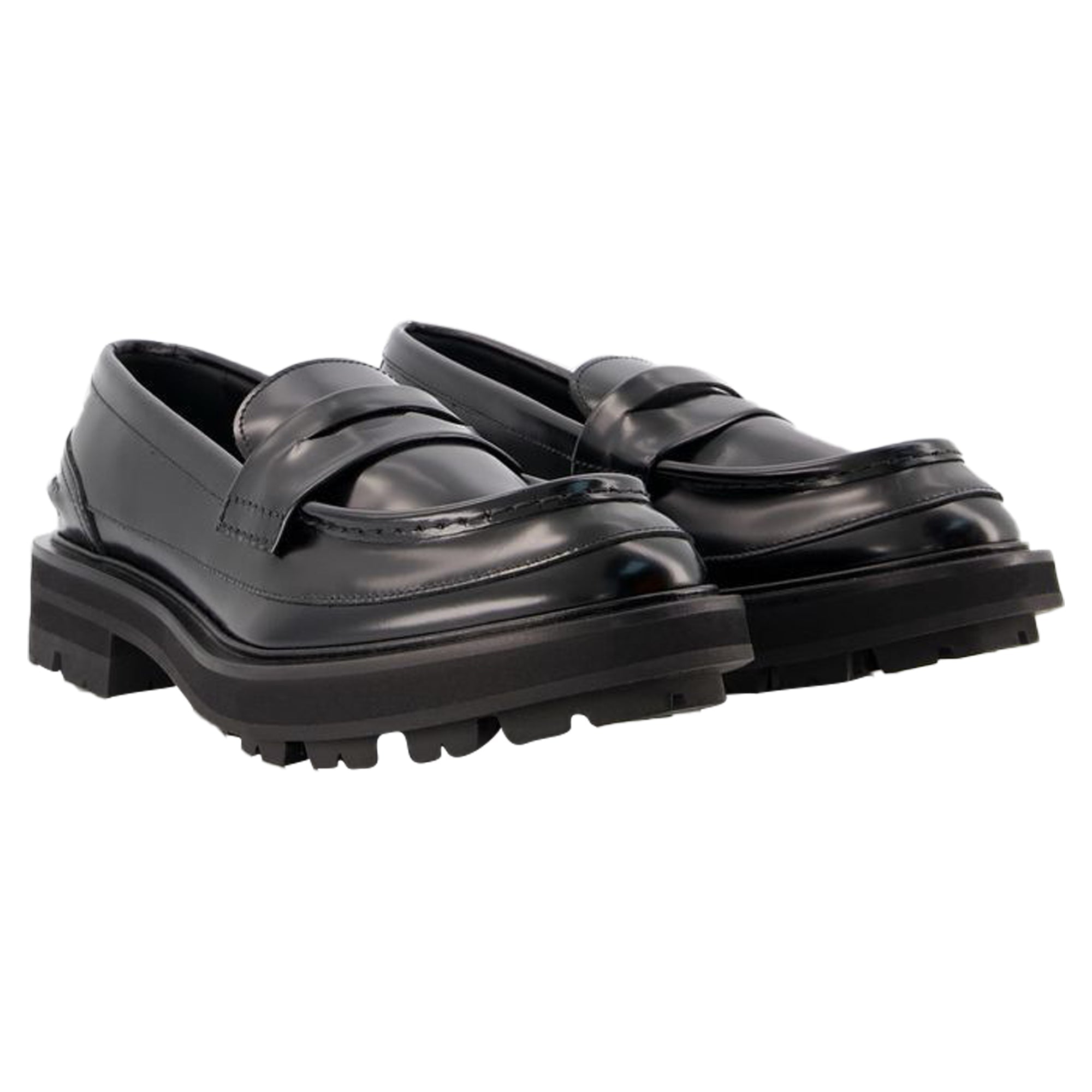 Loafers - Alexander Mcqueen - Black - Leather