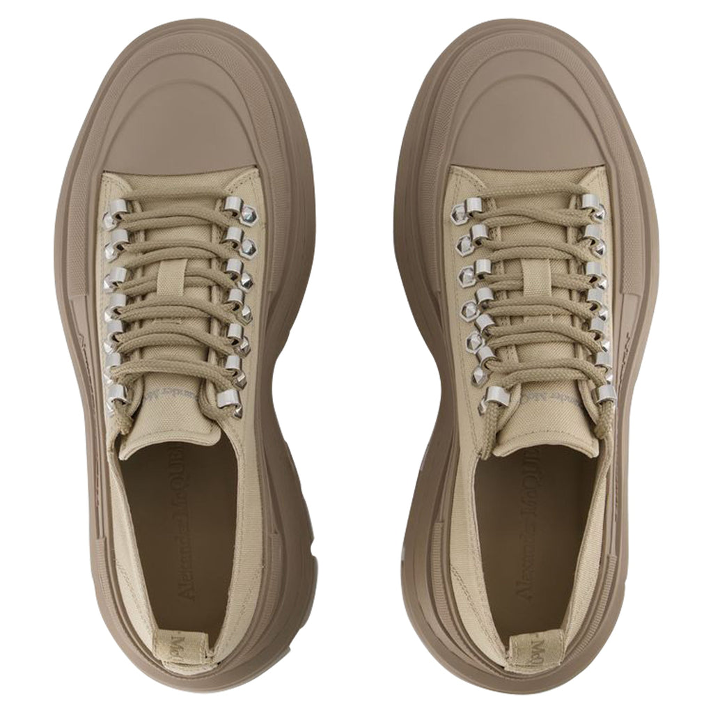 Tread Slick Sneakers - Alexander Mcqueen - Brown - Canvas