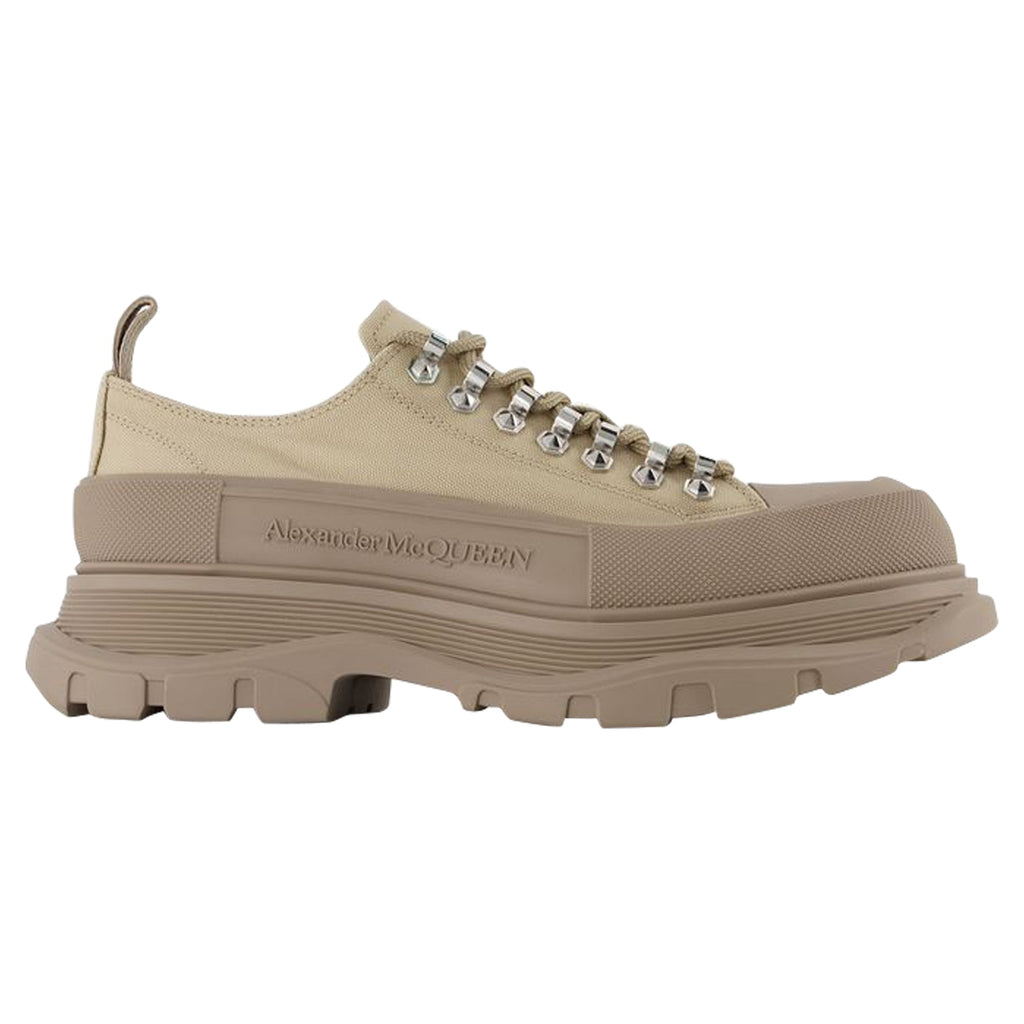 Tread Slick Sneakers - Alexander Mcqueen - Brown - Canvas