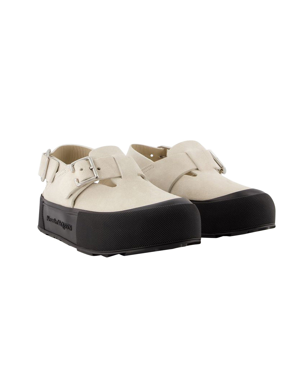 Oversize Flat Shoes - Alexander Mcqueen - Multi - Leather
