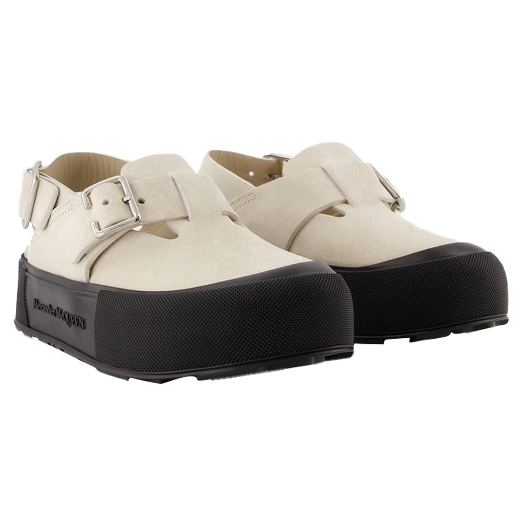 Oversize Flat Shoes - Alexander Mcqueen - Multi - Leather