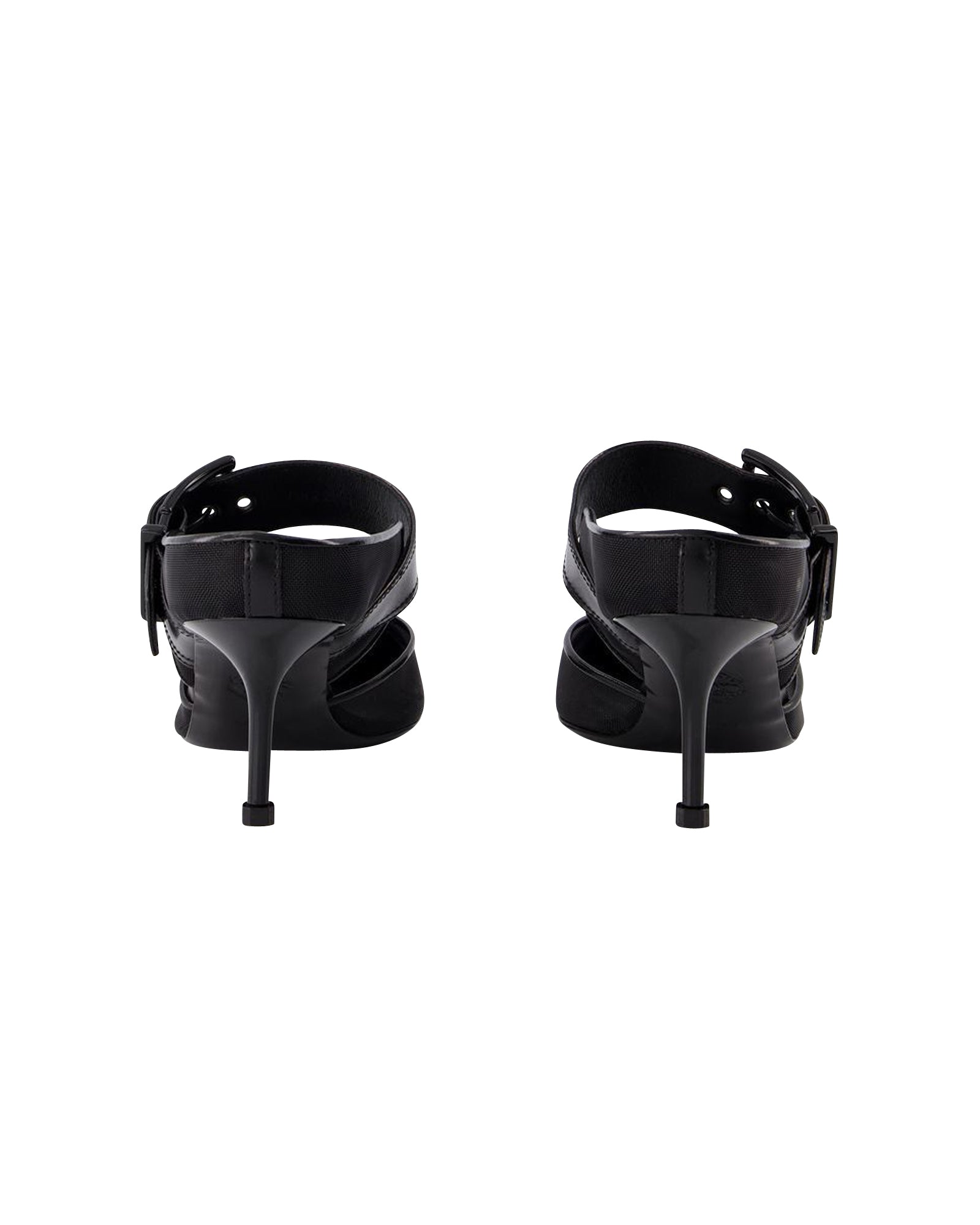 Punk Buckle Pumps - Alexander Mcqueen - Black - Leather