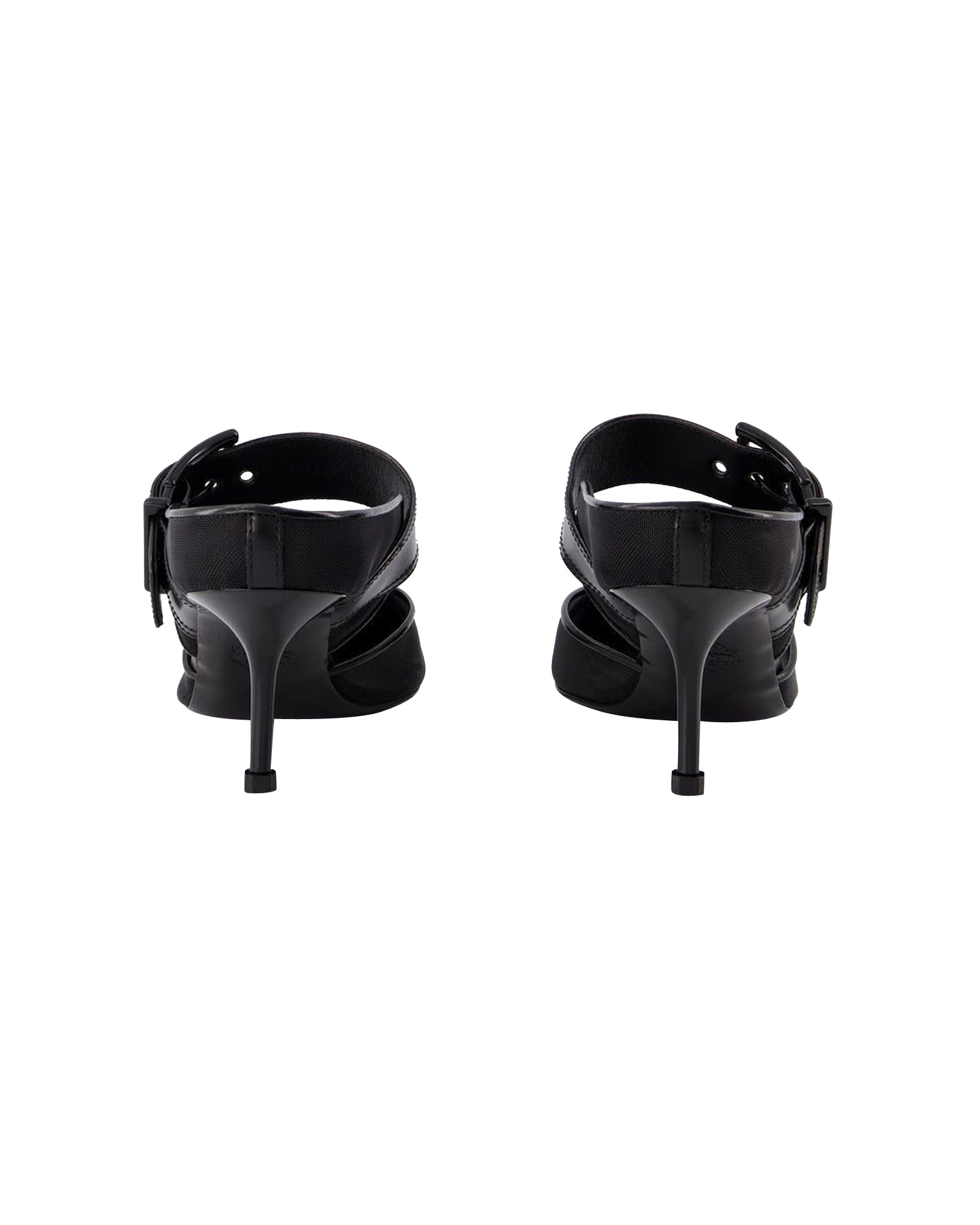 Punk Buckle Pumps - Alexander Mcqueen - Black - Leather