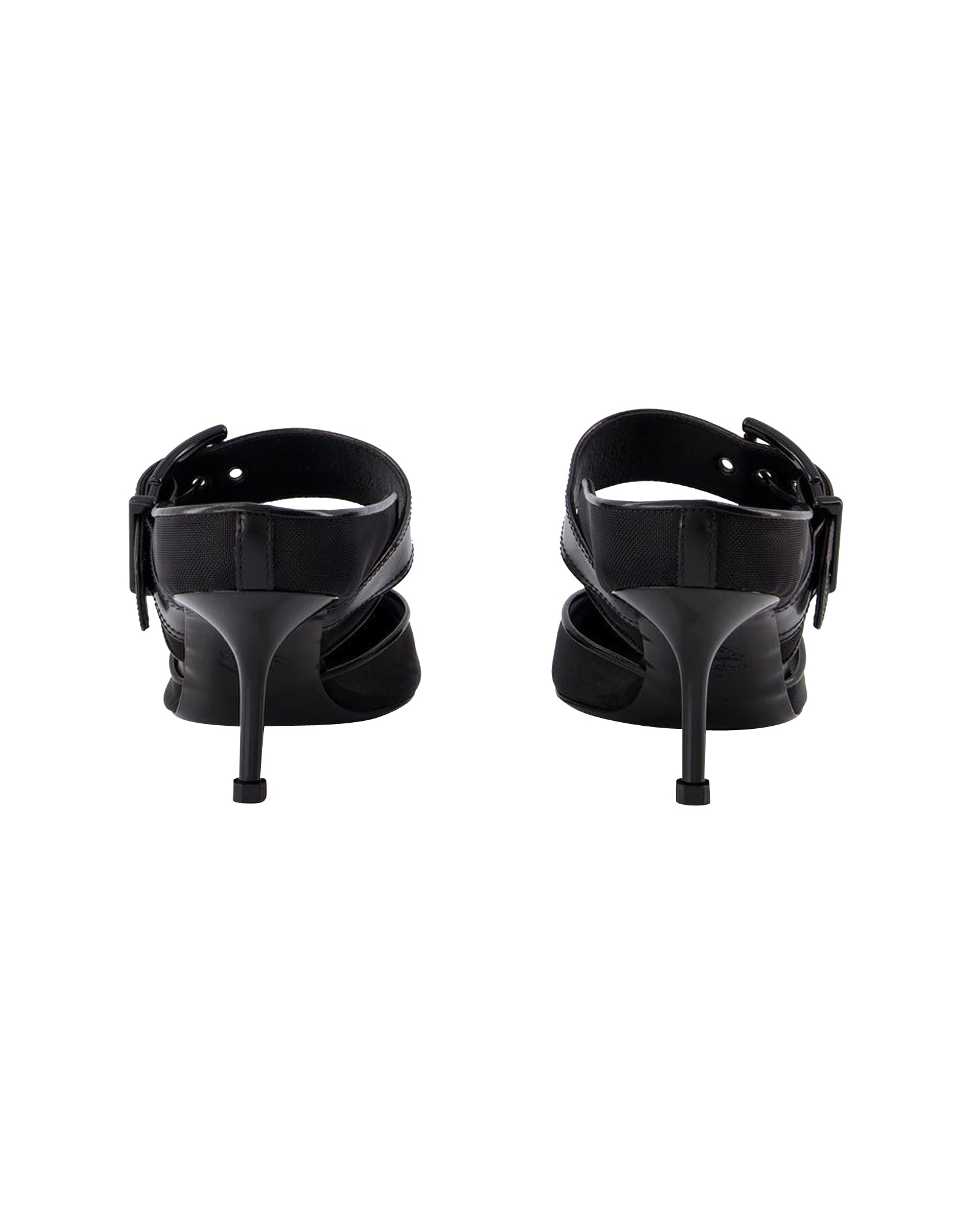 Punk Buckle Pumps - Alexander Mcqueen - Black - Leather