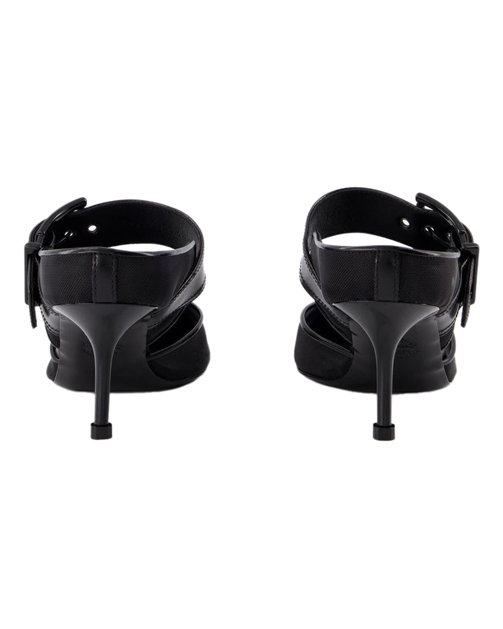 Punk Buckle Pumps - Alexander Mcqueen - Black - Leather