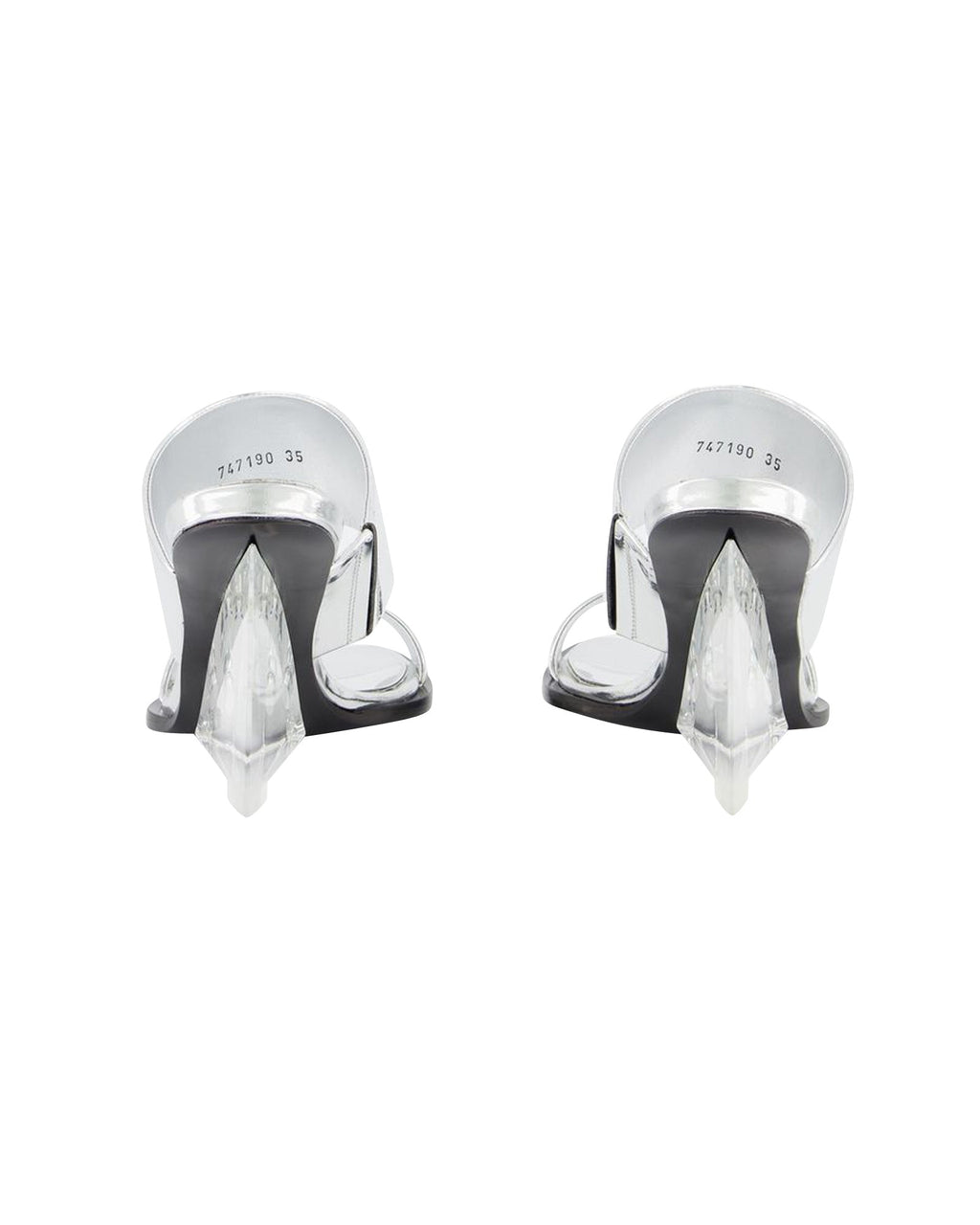 Sandals - Alexander Mcqueen - Silver - Leather