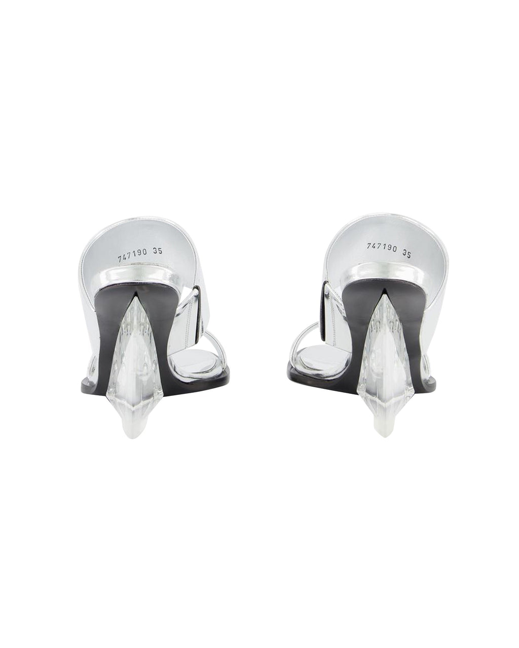 Sandals - Alexander Mcqueen - Silver - Leather