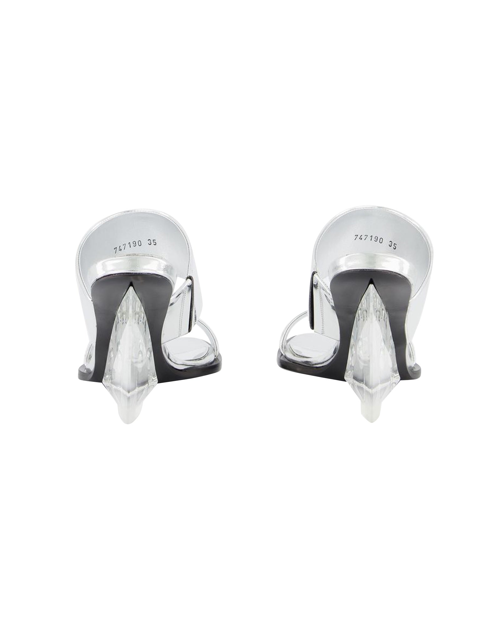 Sandals - Alexander Mcqueen - Silver - Leather