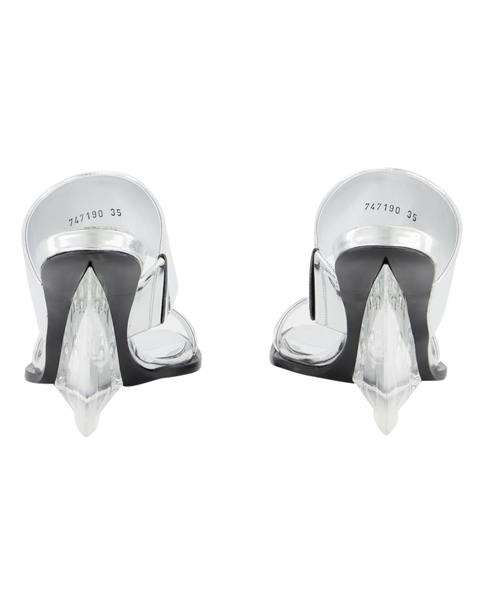 Sandals - Alexander Mcqueen - Silver - Leather