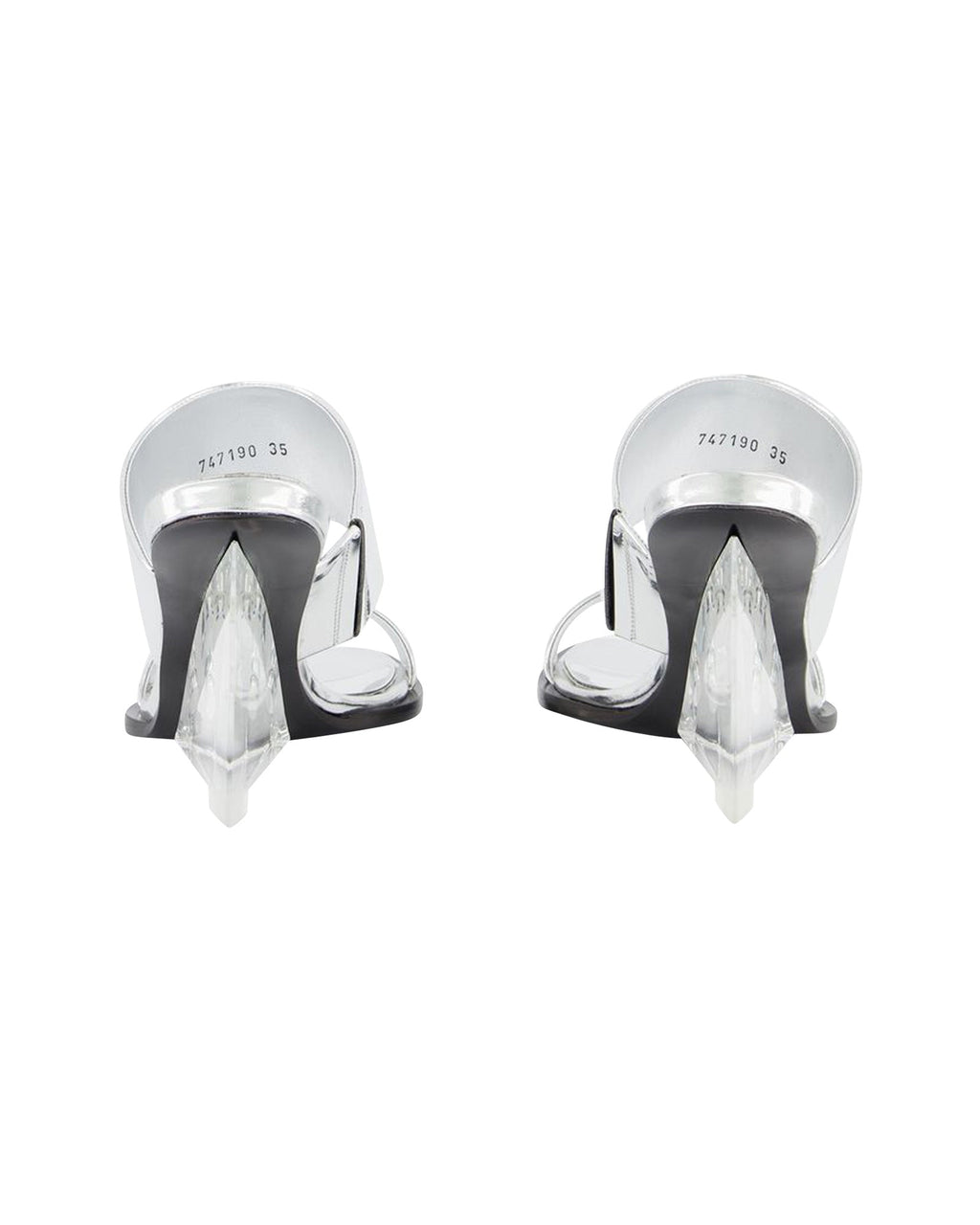 Sandals - Alexander Mcqueen - Silver - Leather