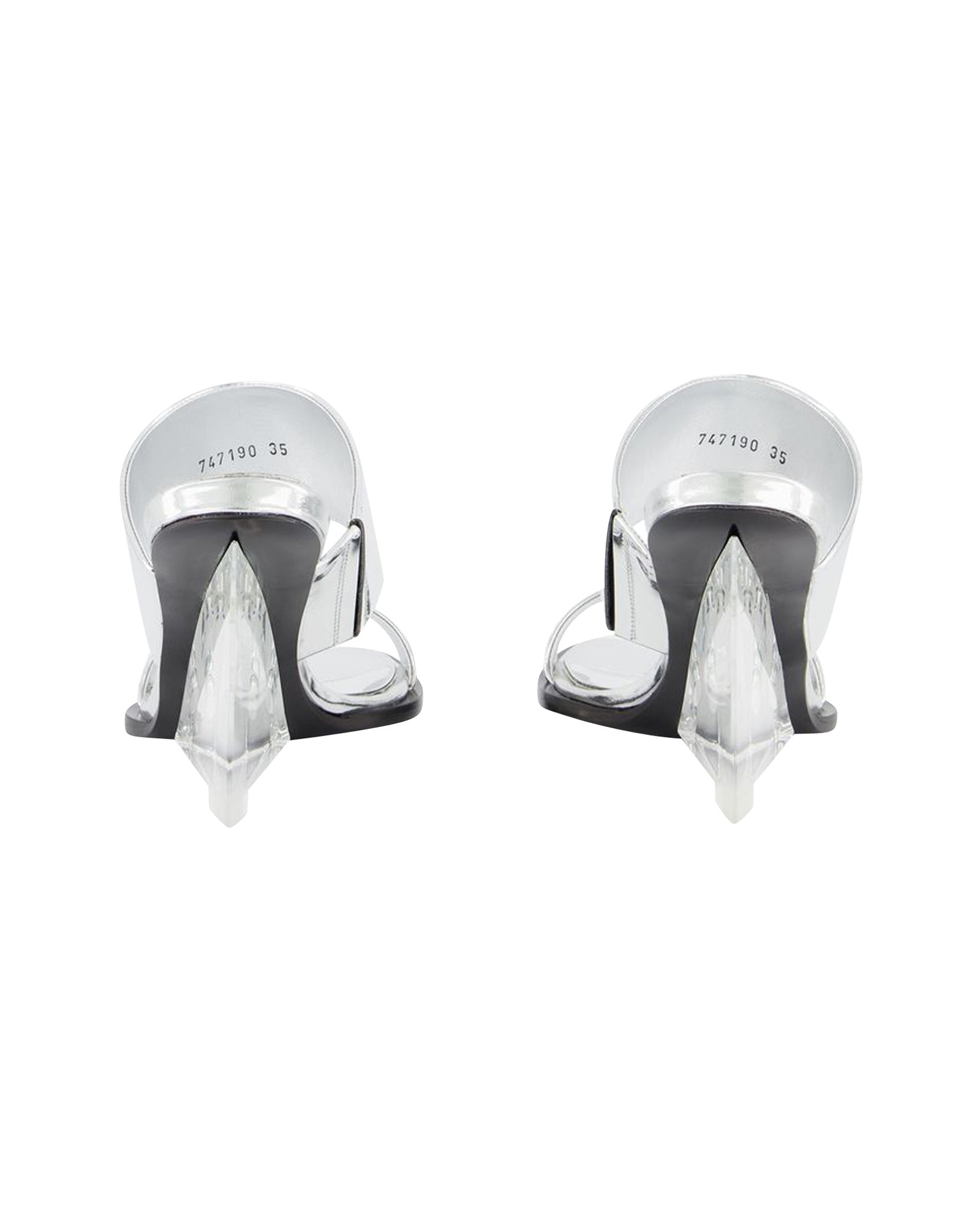 Sandals - Alexander Mcqueen - Silver - Leather
